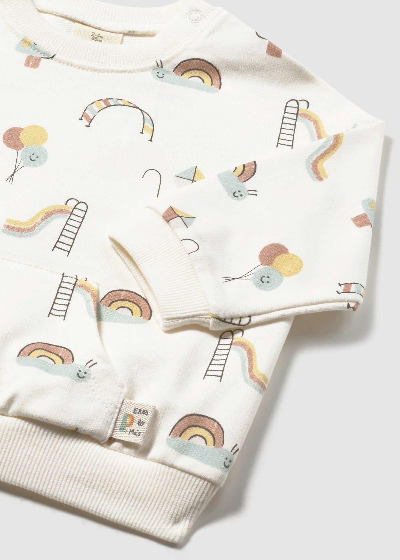 Mayoral Newborn Baby Sweatshirt Cream