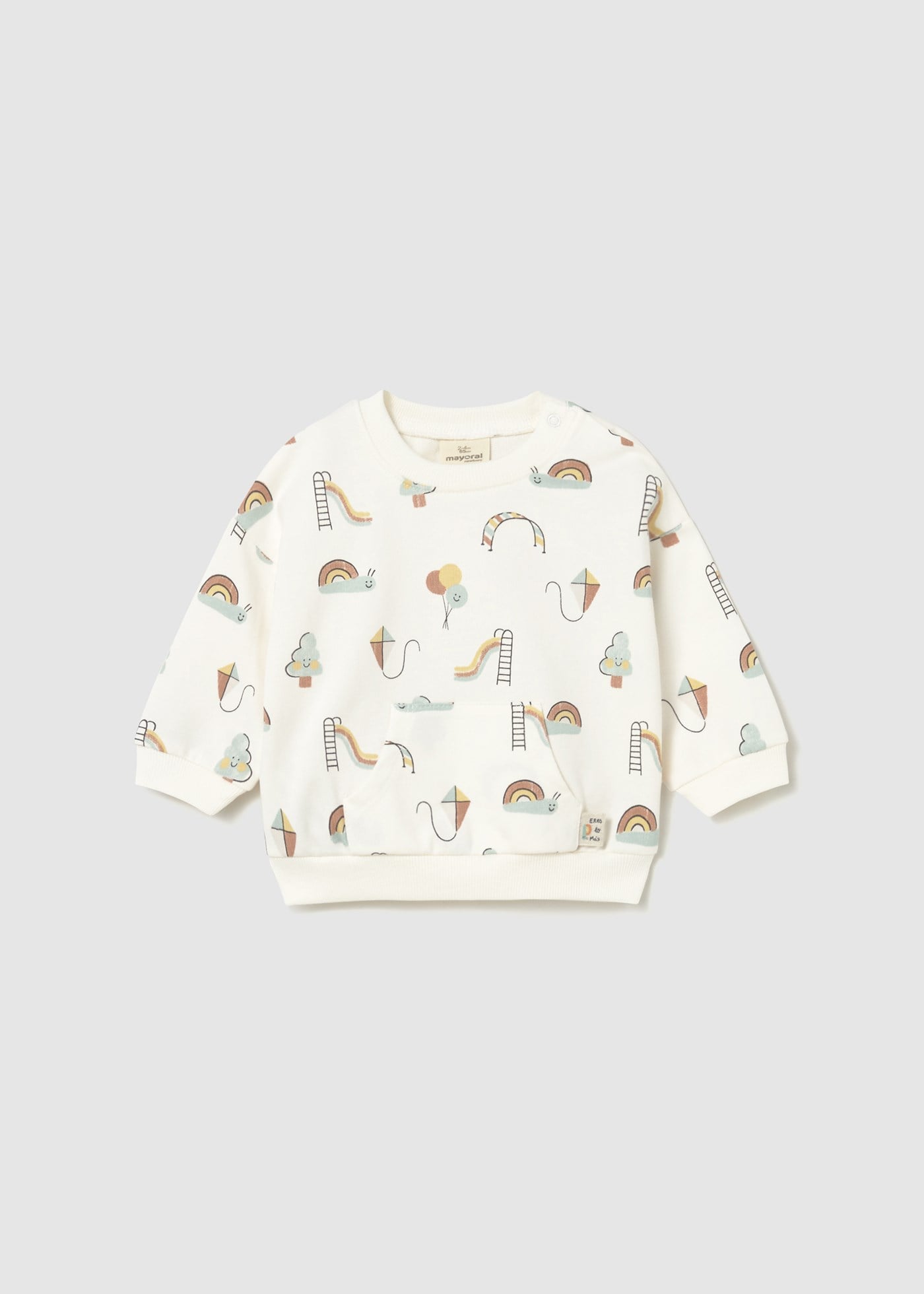 Mayoral Newborn Baby Sweatshirt Cream