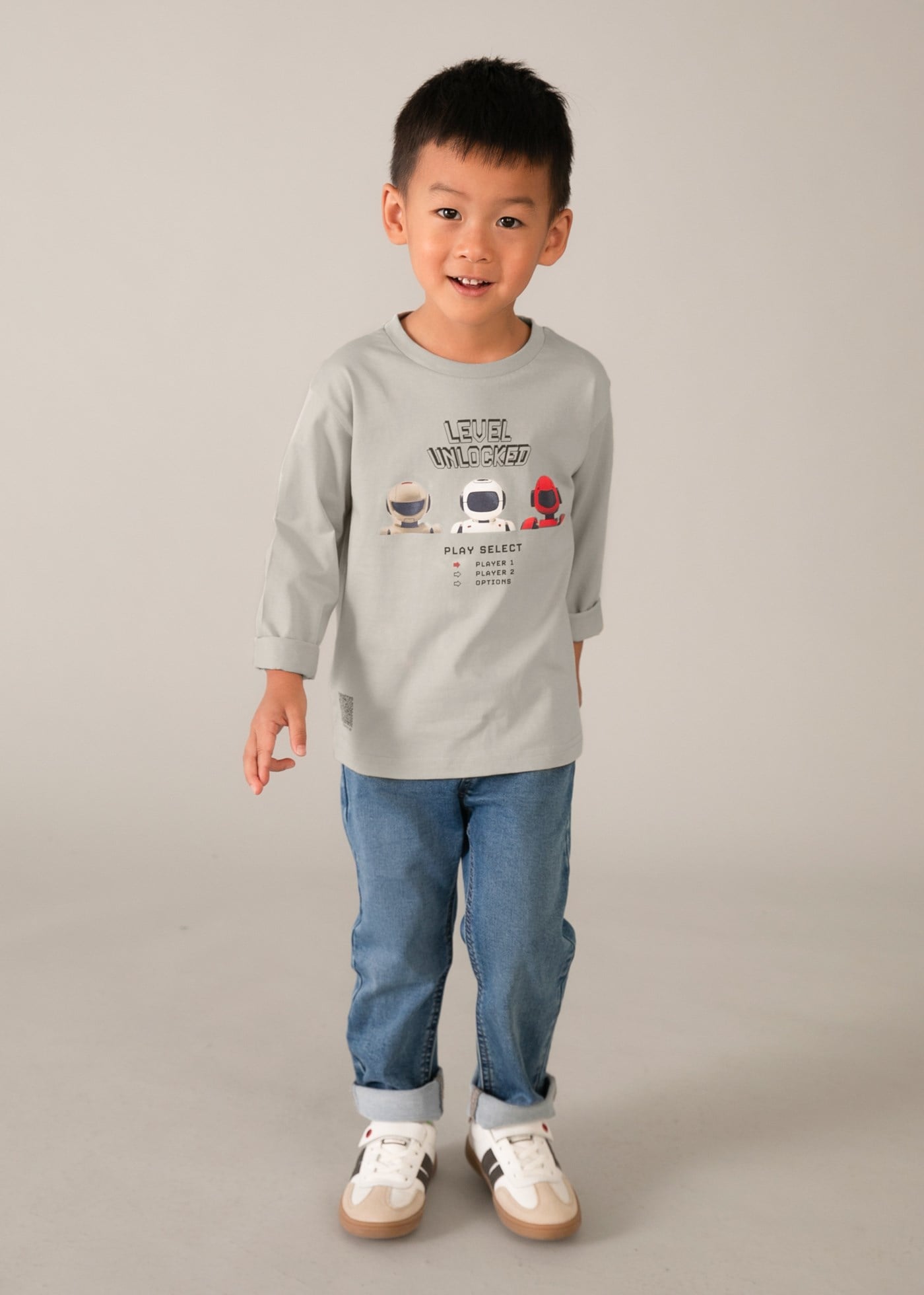Mayoral Boys' Printed Sweatshirt Beige