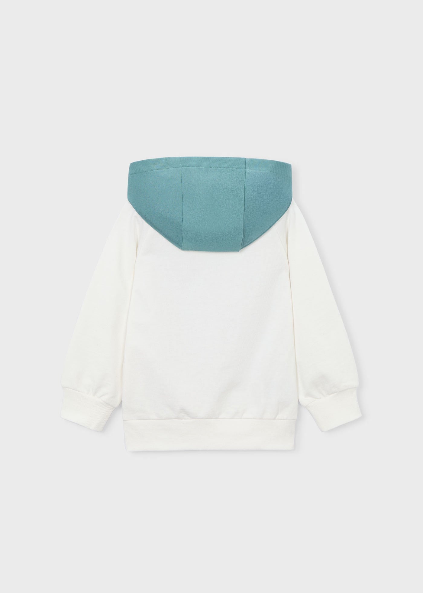 Mayoral Boys' Hooded Two-Thread Sweatshirt Cream