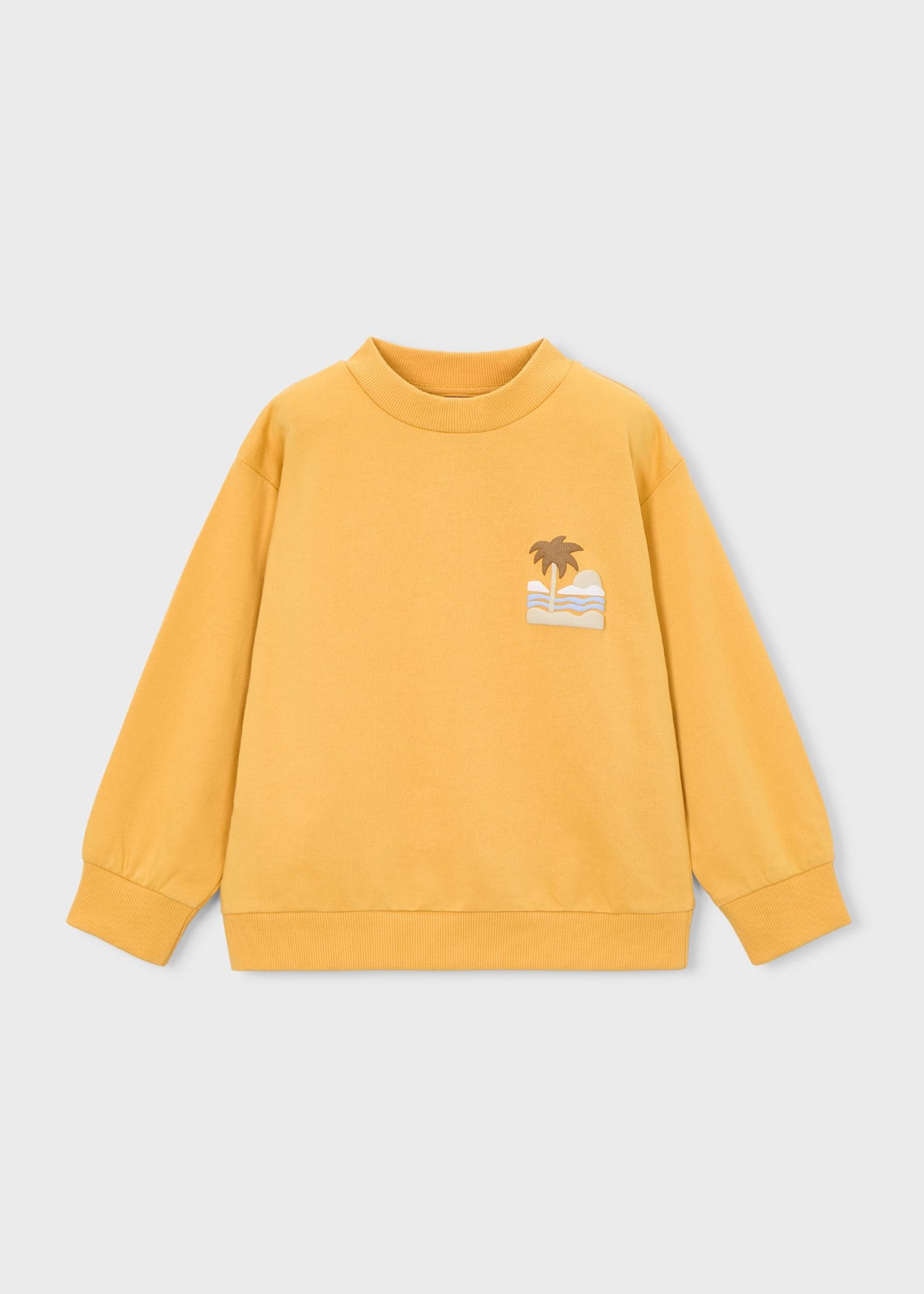 Mayoral Boys' Two-Thread Sweatshirt Yellow