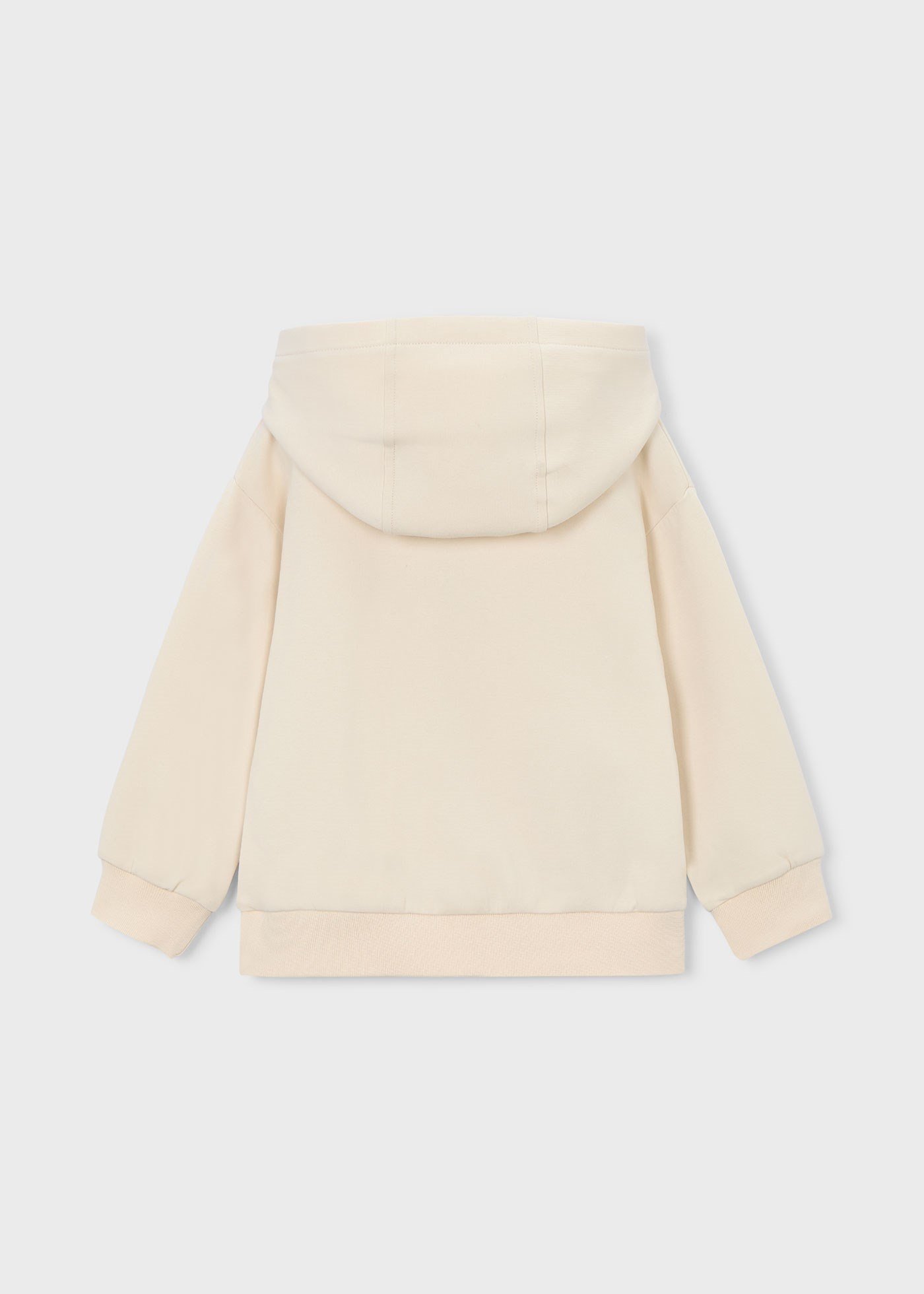 Mayoral Boys' Hooded Two-Thread Sweatshirt Cream