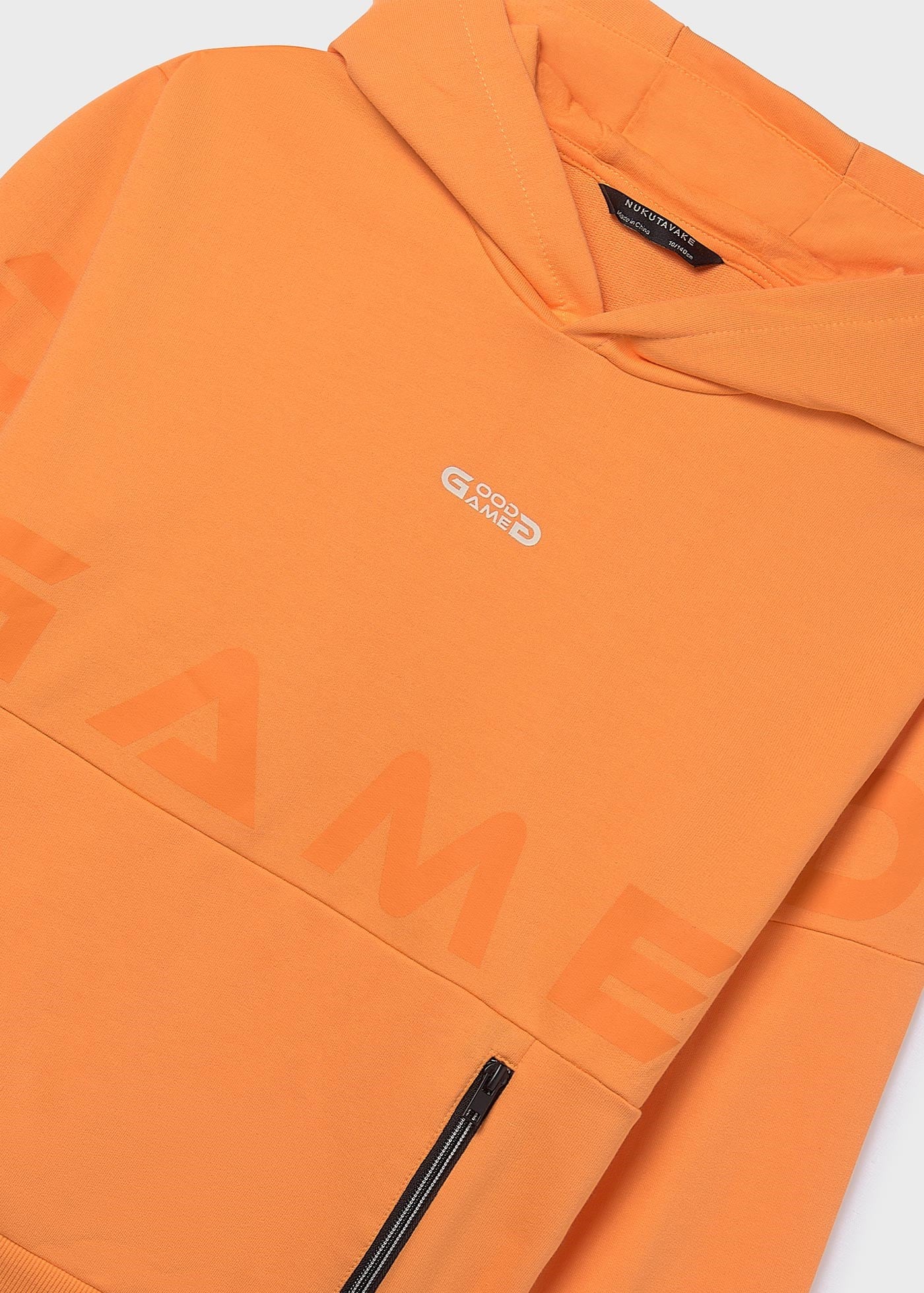 Mayoral Boys' Hooded Sweatshirt Orange
