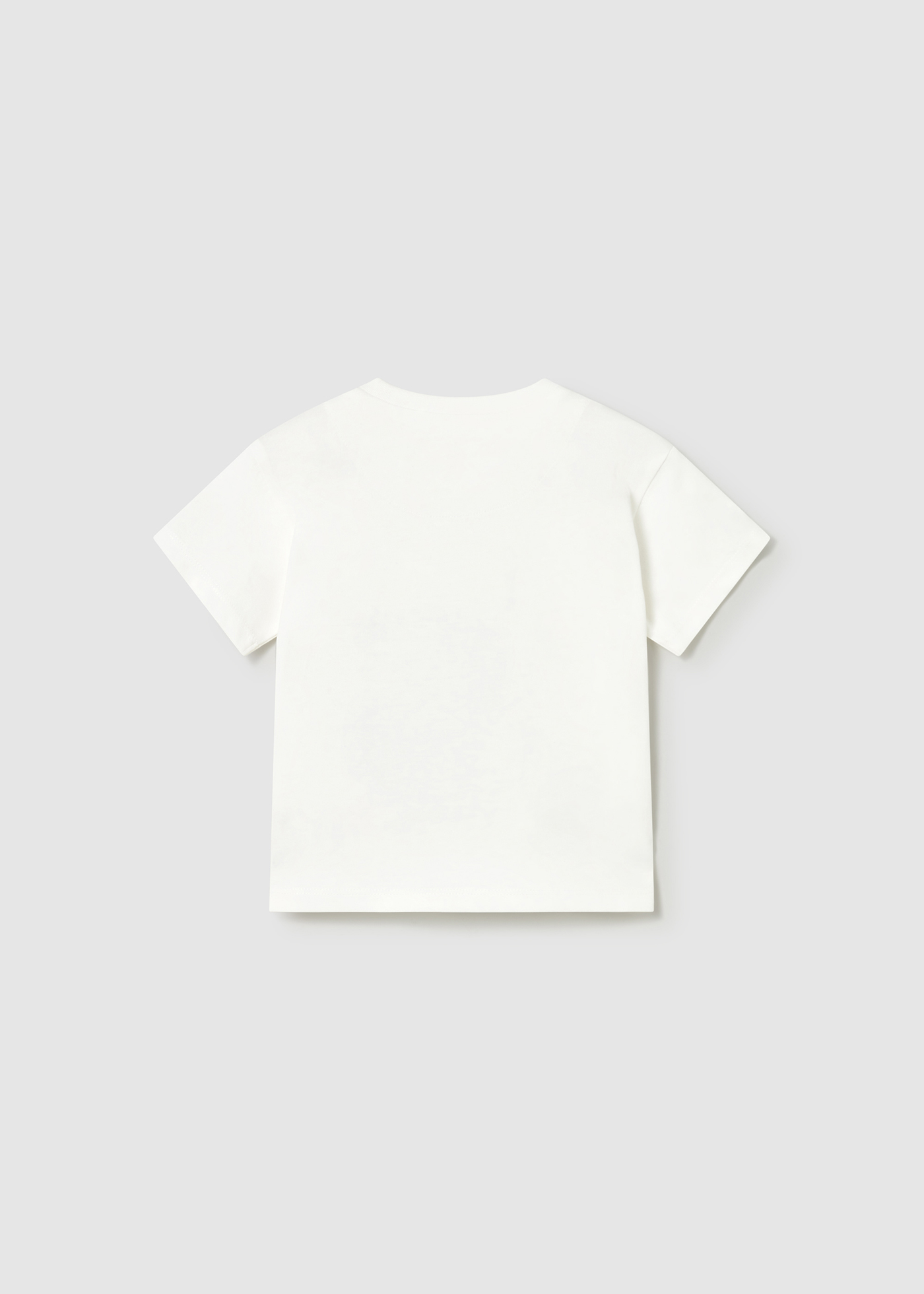 Mayoral Erkek Bebek 3D Baskılı Tshirt Krem