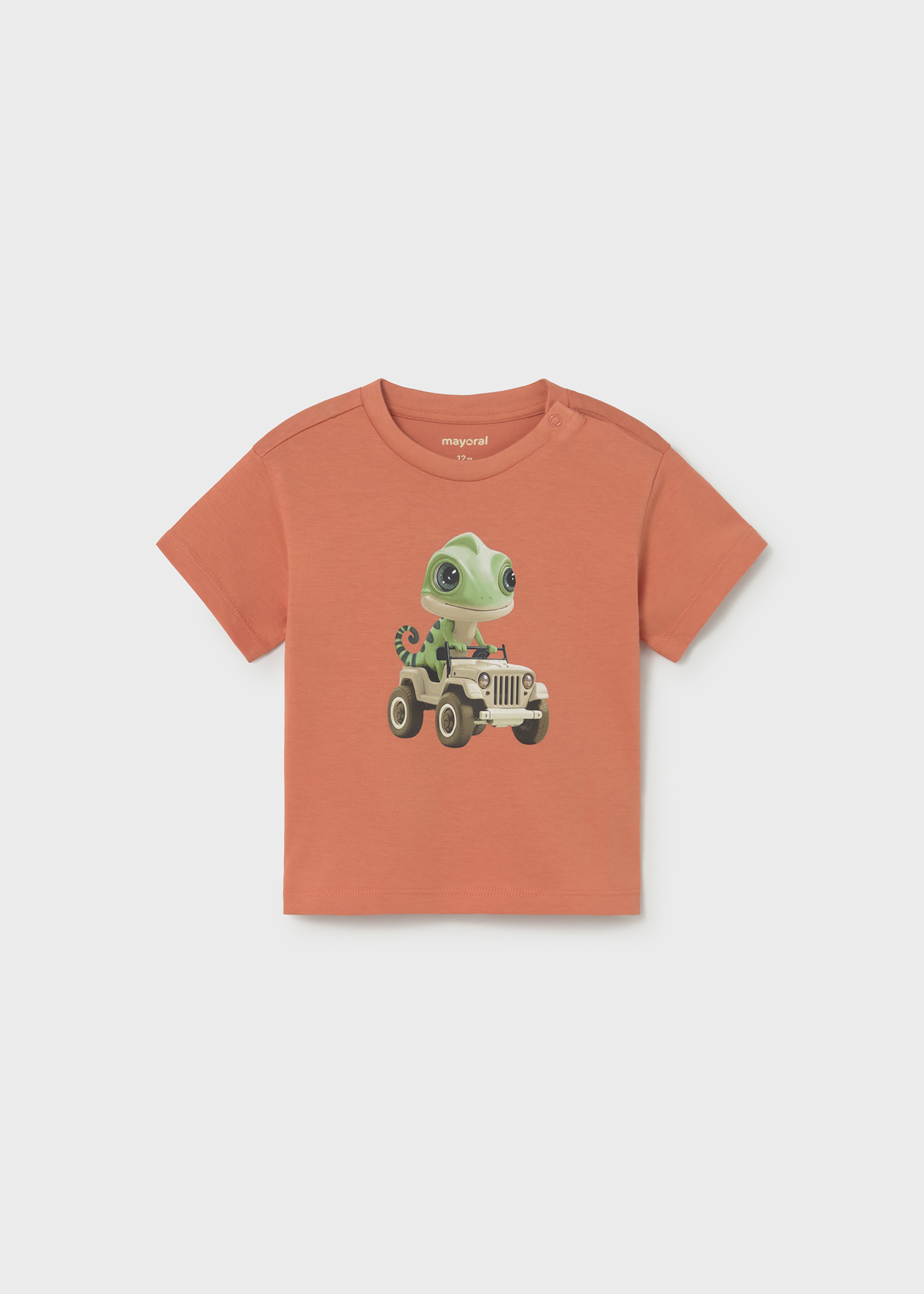 Mayoral Erkek Bebek Baskılı Tshirt Turuncu