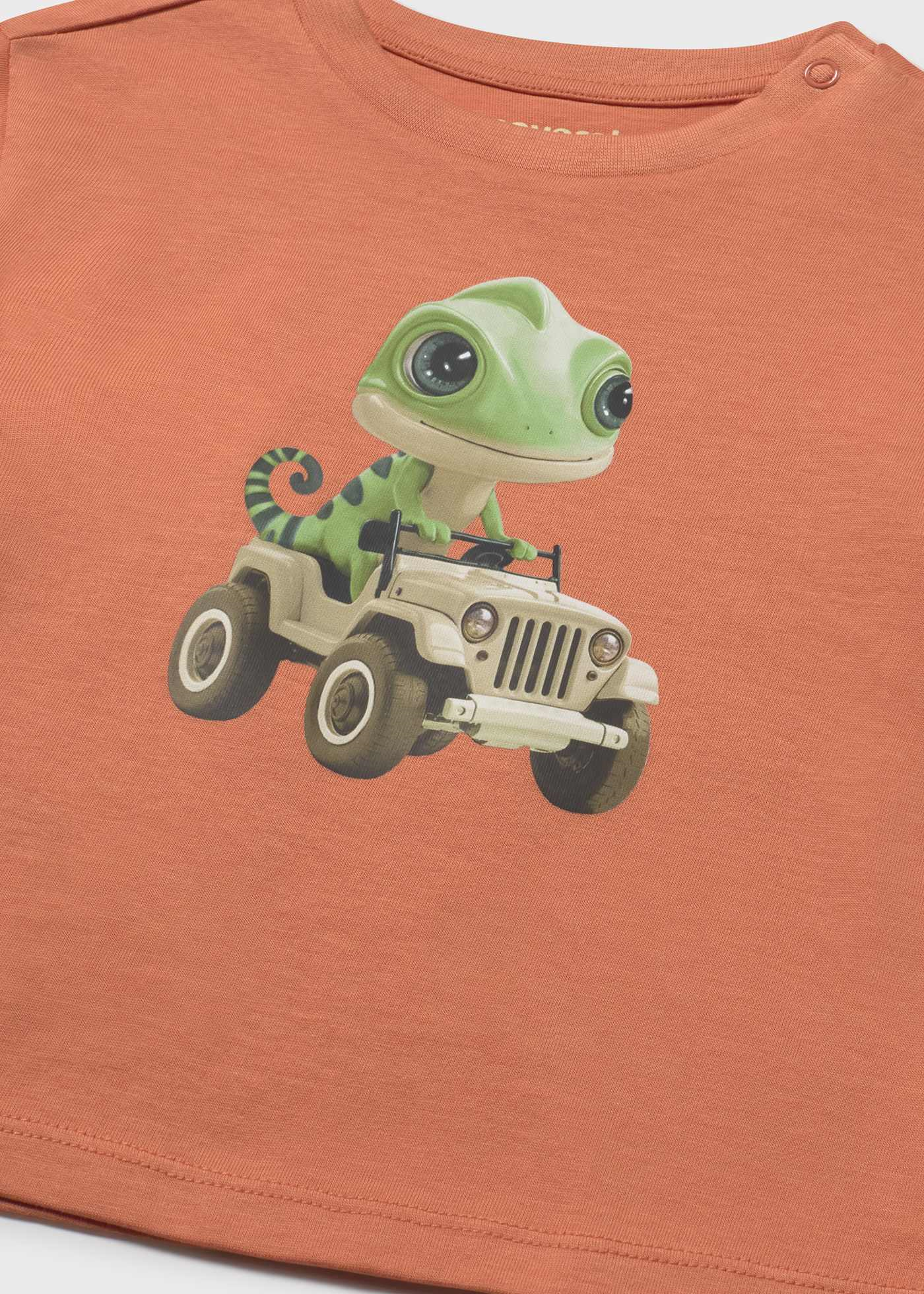 Mayoral Erkek Bebek Baskılı Tshirt Turuncu