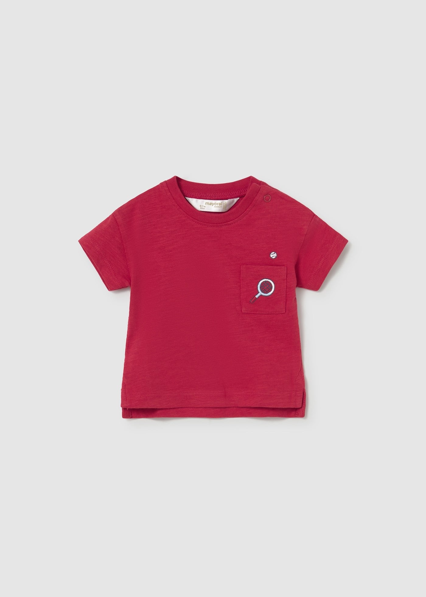Mayoral Newborn Baby Boy T-shirt Set Red