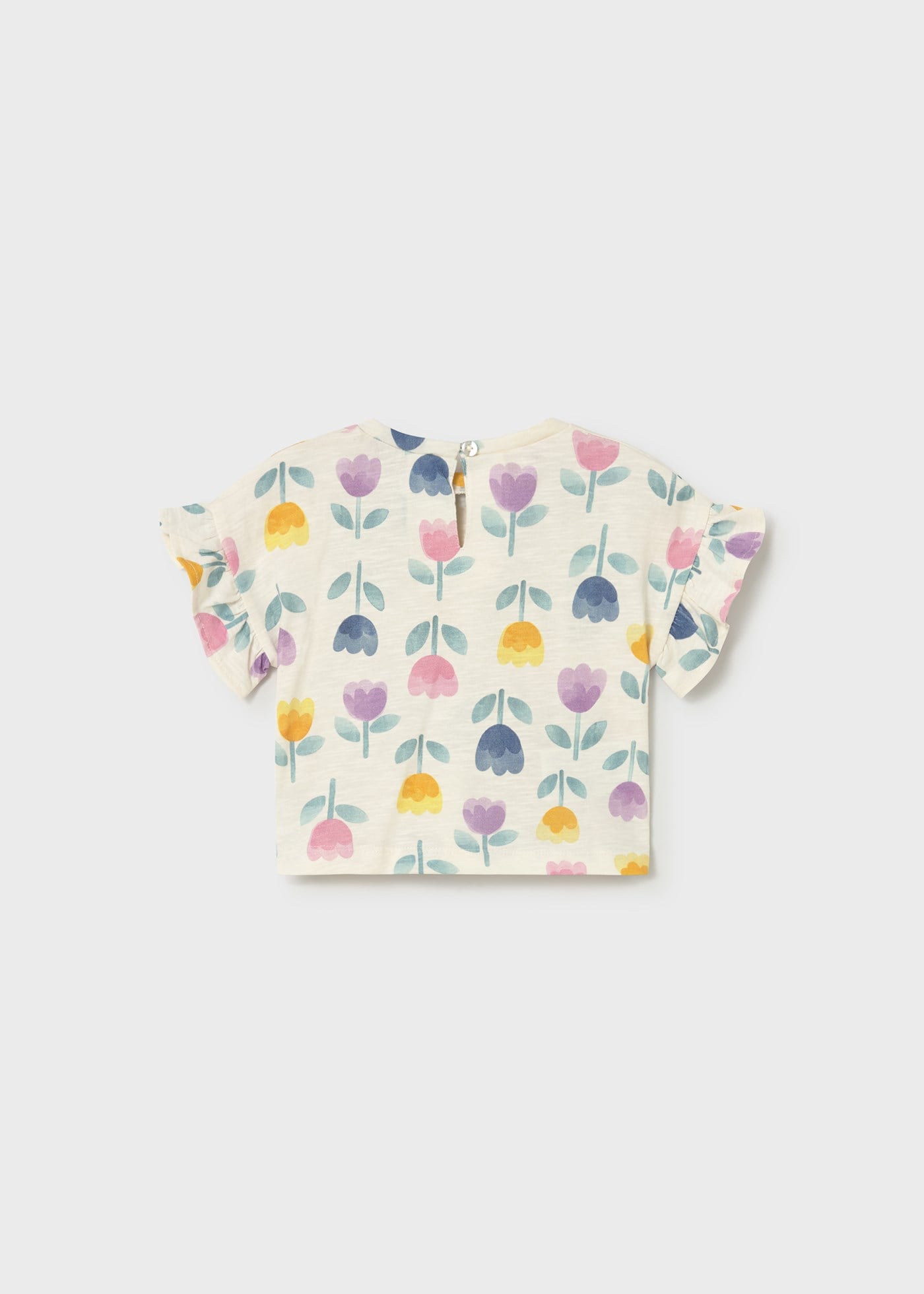 Mayoral Kız Bebek Oversize Tshirt Bej