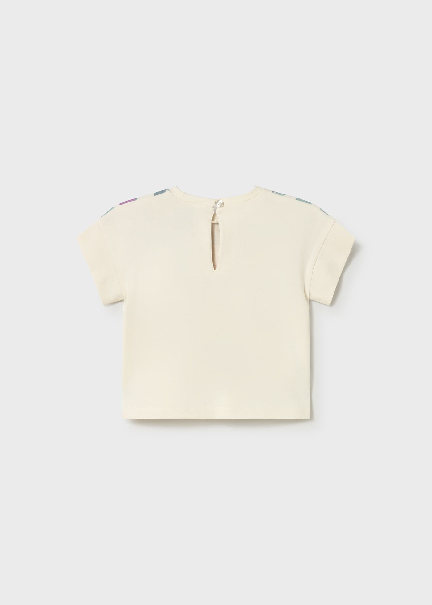Mayoral Baby Girl Print T-shirt Beige