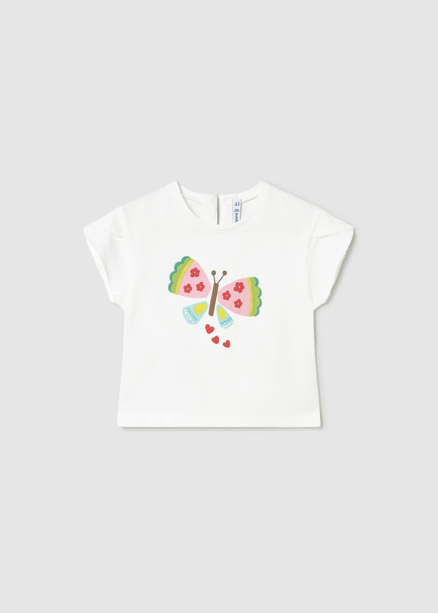 Mayoral Baby Girl Print T-shirt White