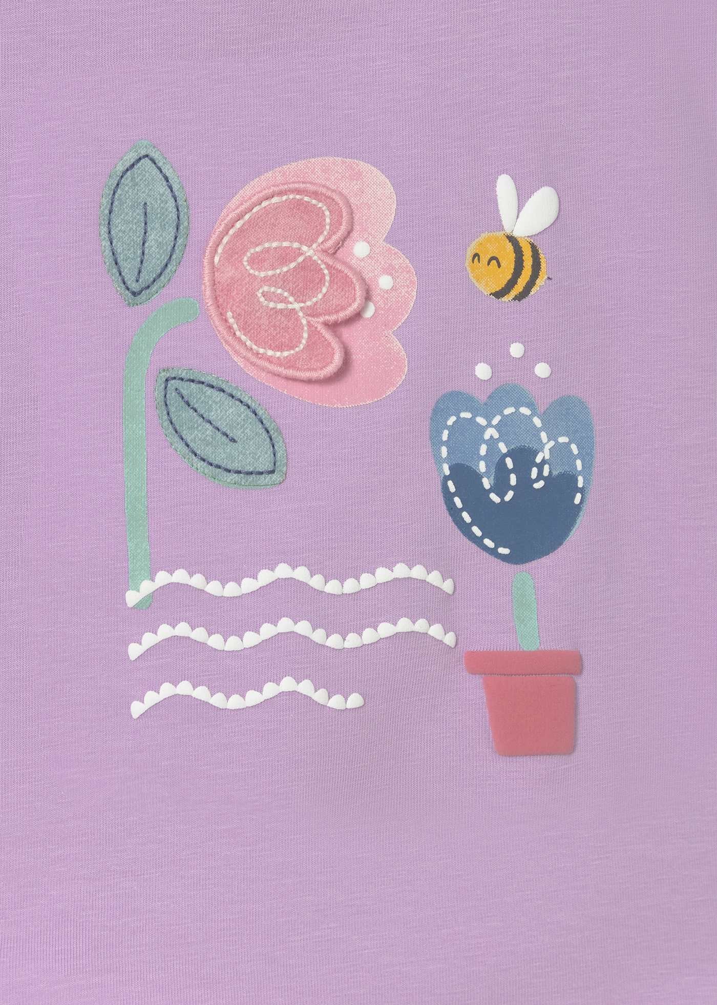 Mayoral Baby Girl Print T-shirt Purple