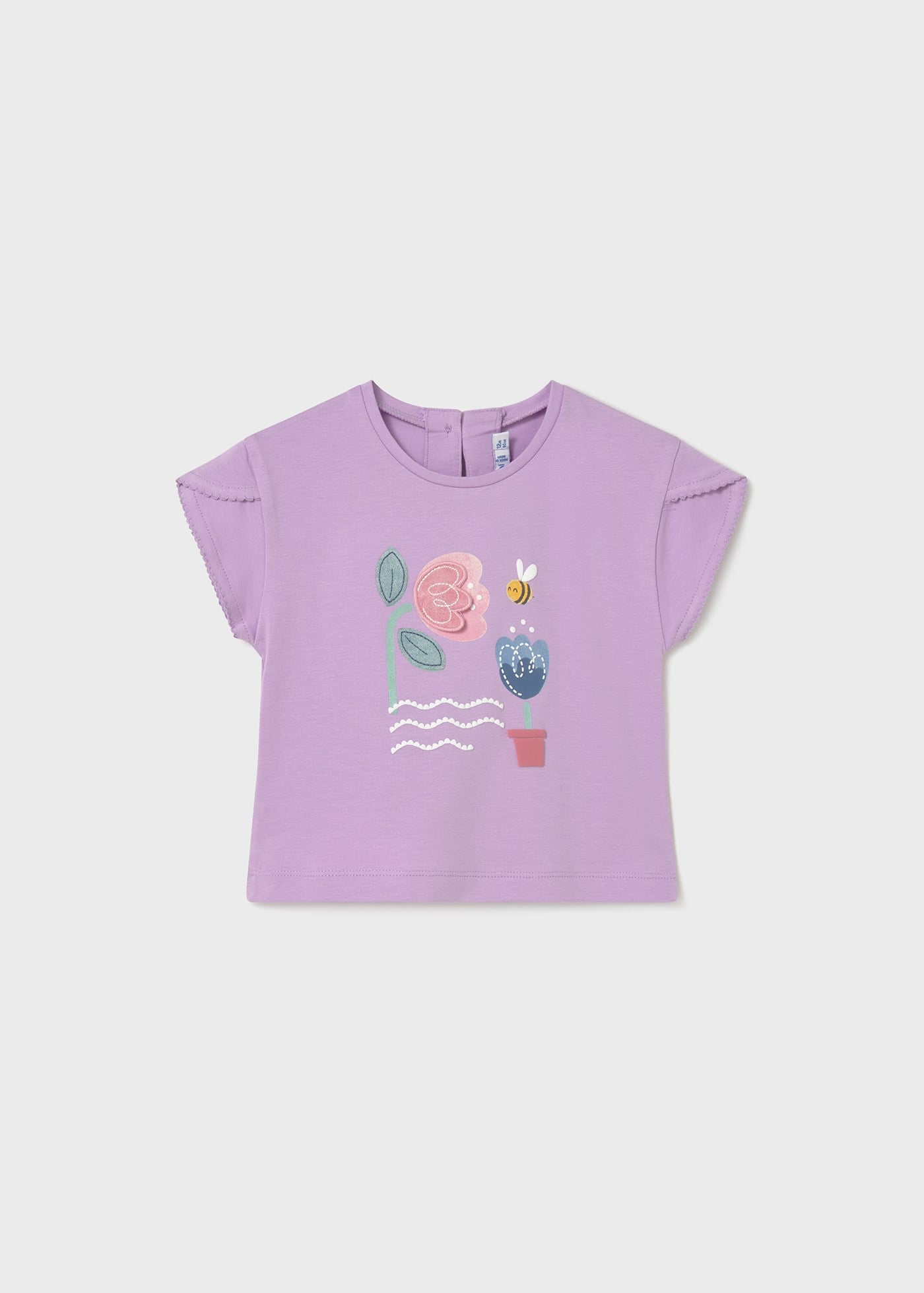 Mayoral Baby Girl Print T-shirt Purple