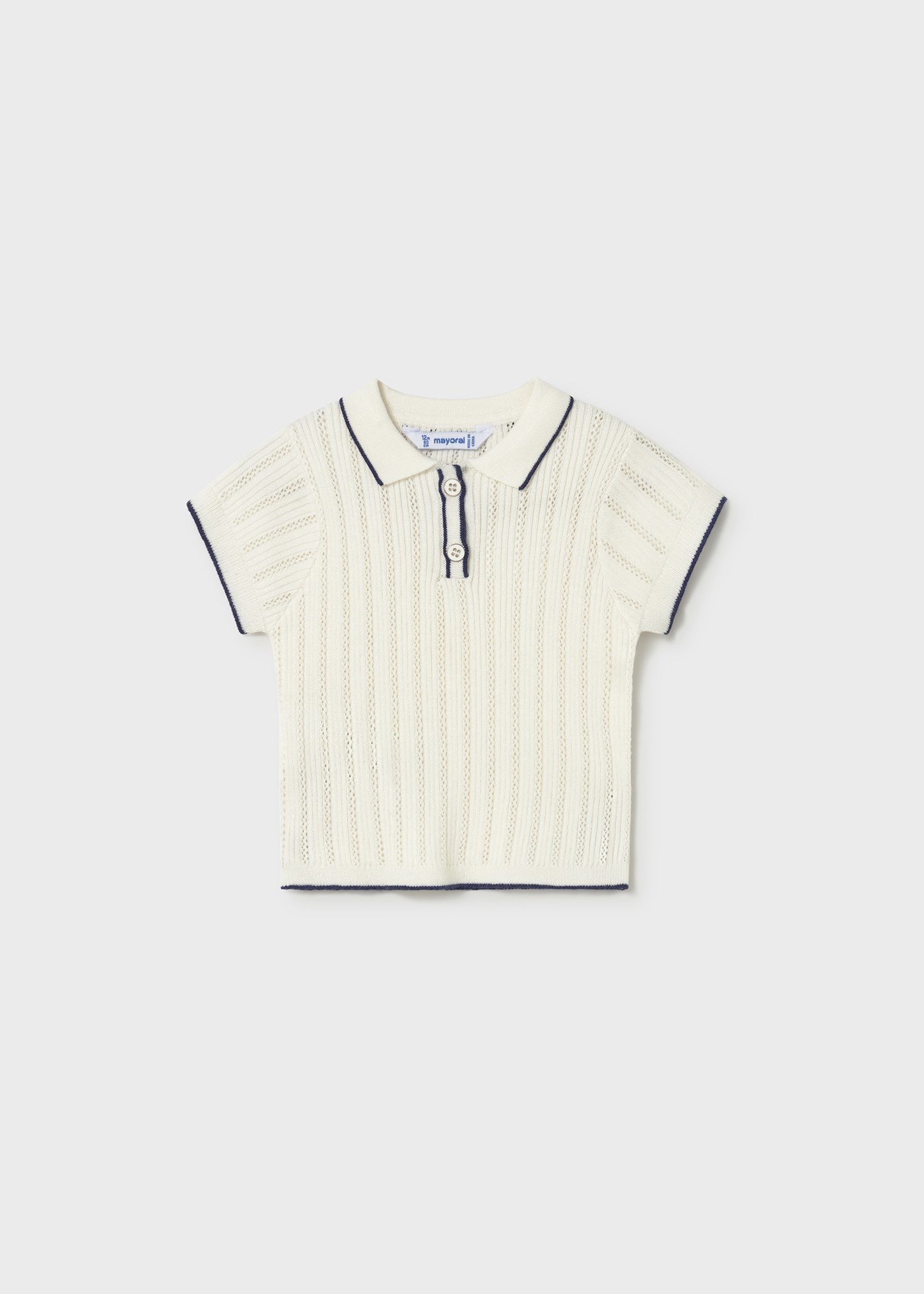 Mayoral Kız Bebek Merserize Tshirt Krem