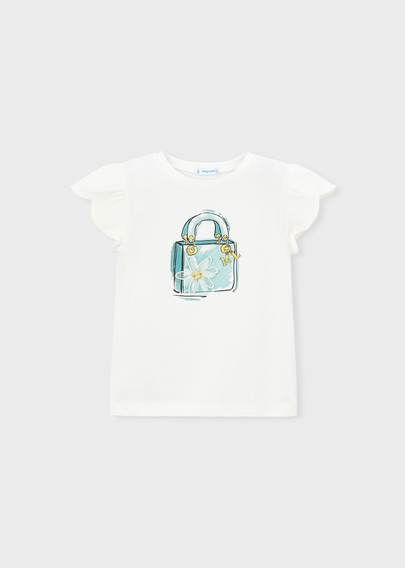 Mayoral Kız Çocuk Tshirt Krem