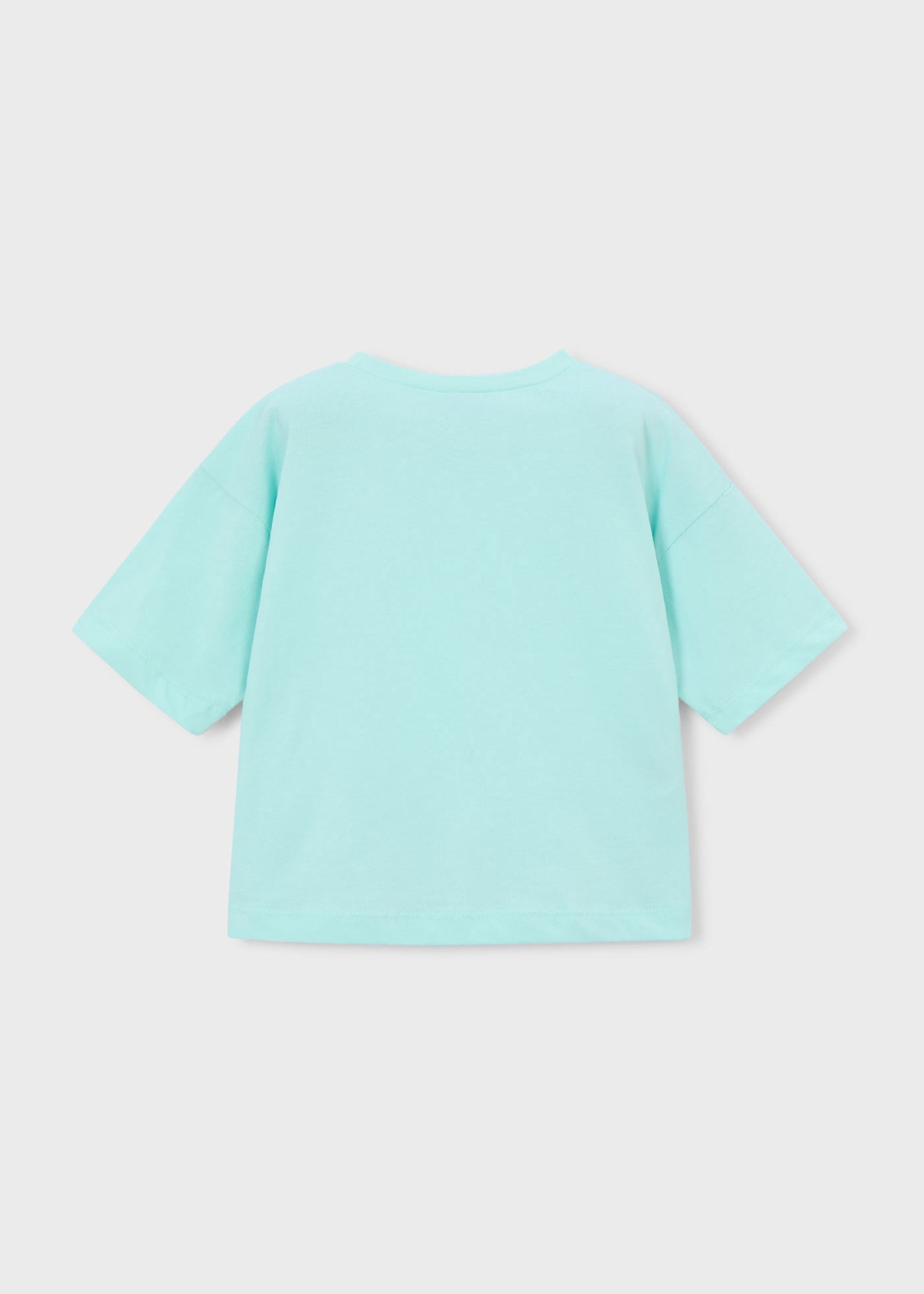 Mayoral Kız Çocuk Oversize Baskılı Tshirt Yeşil