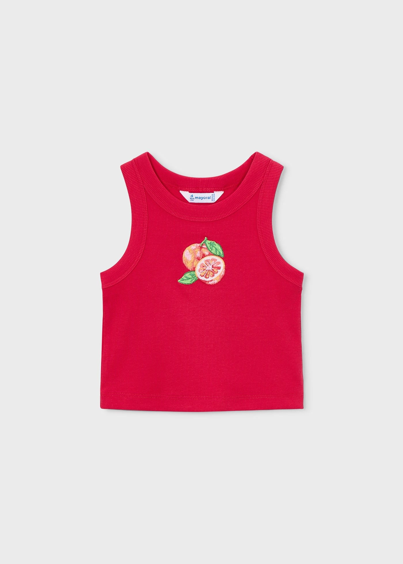 Mayoral Kız Çocuk Askılı Tshirt Kırmızı