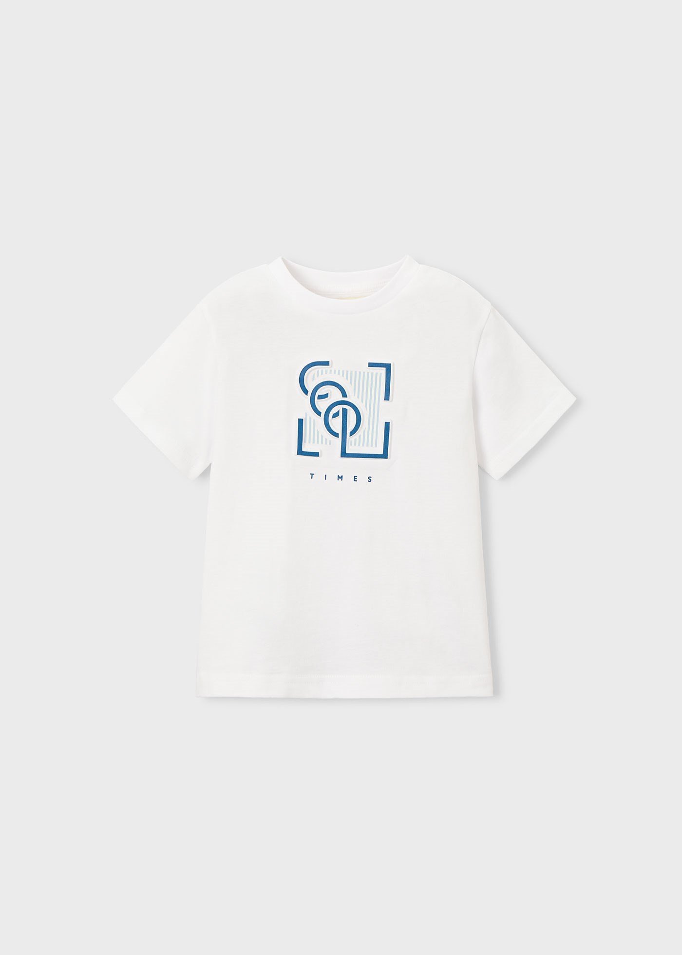Mayoral Boys' Printed T-shirt White