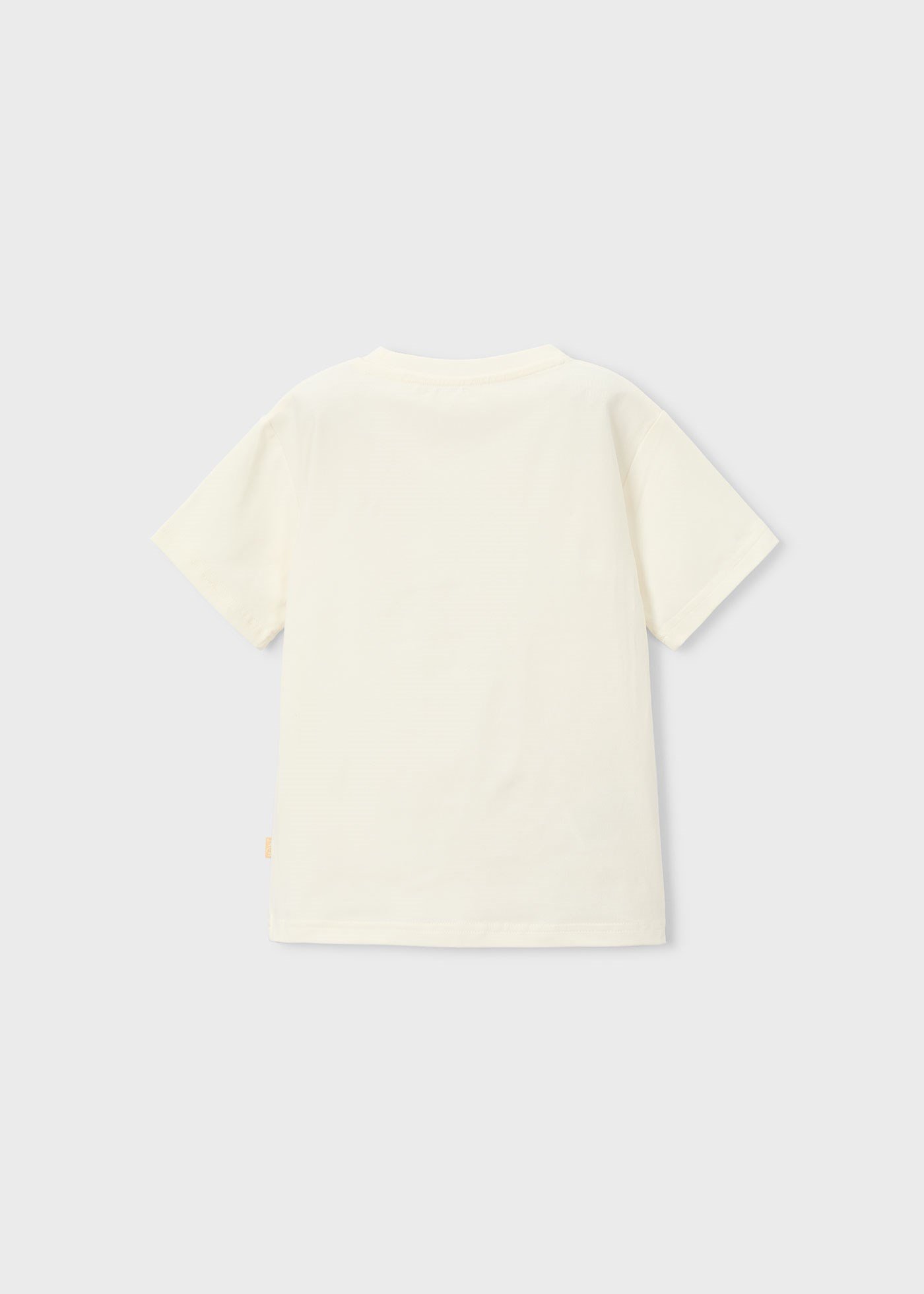 Mayoral Boys' Motorcycle Print T-shirt Cream