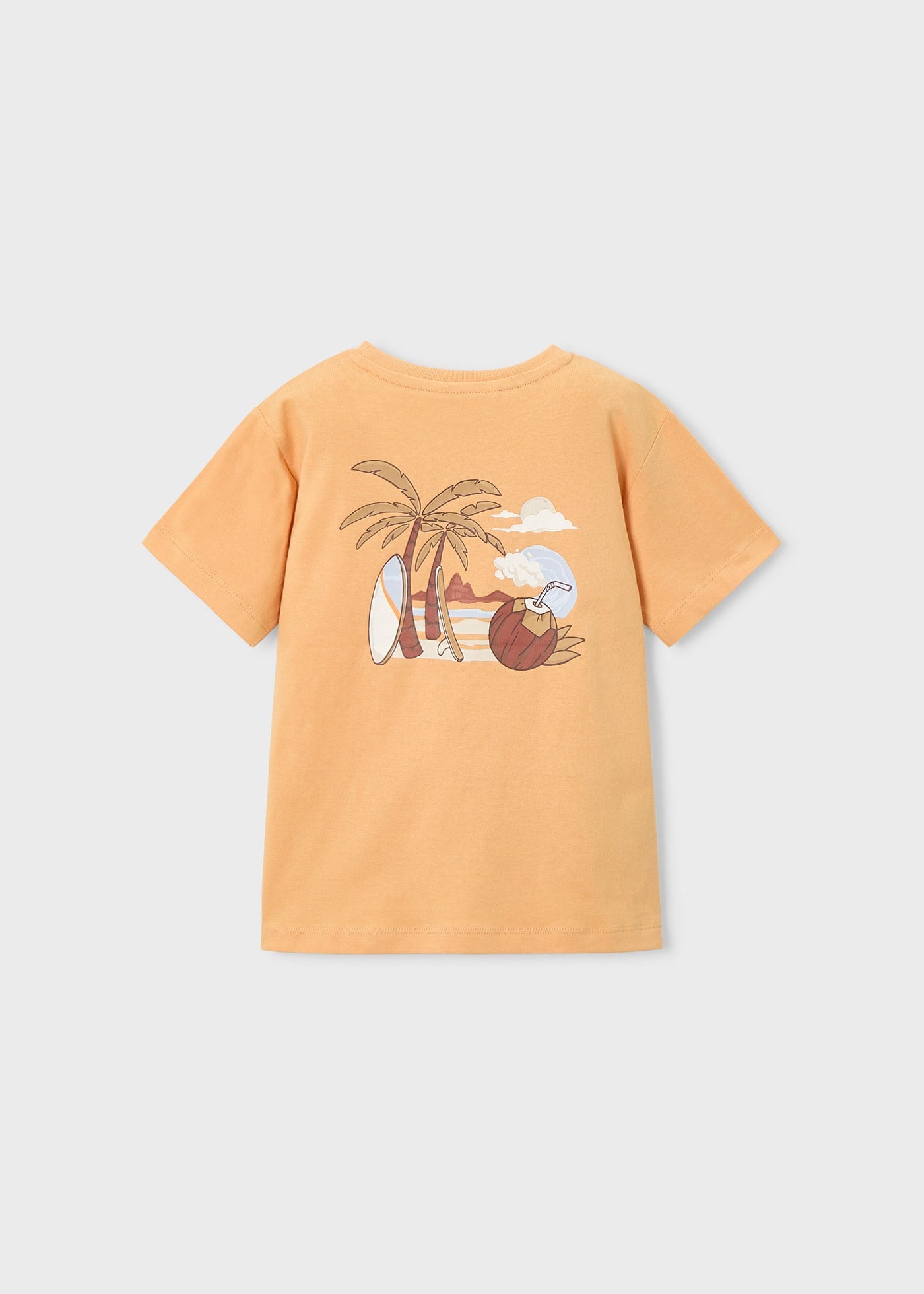 Mayoral Boys' Two-Piece T-Shirt Set Orange