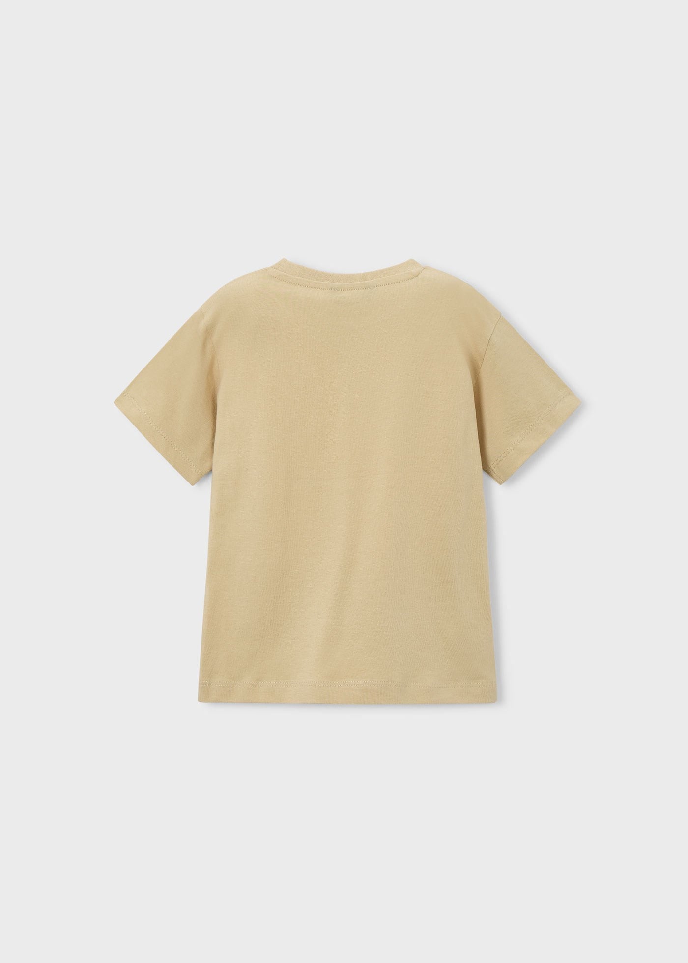 Mayoral Boys' Top Print T-shirt Beige