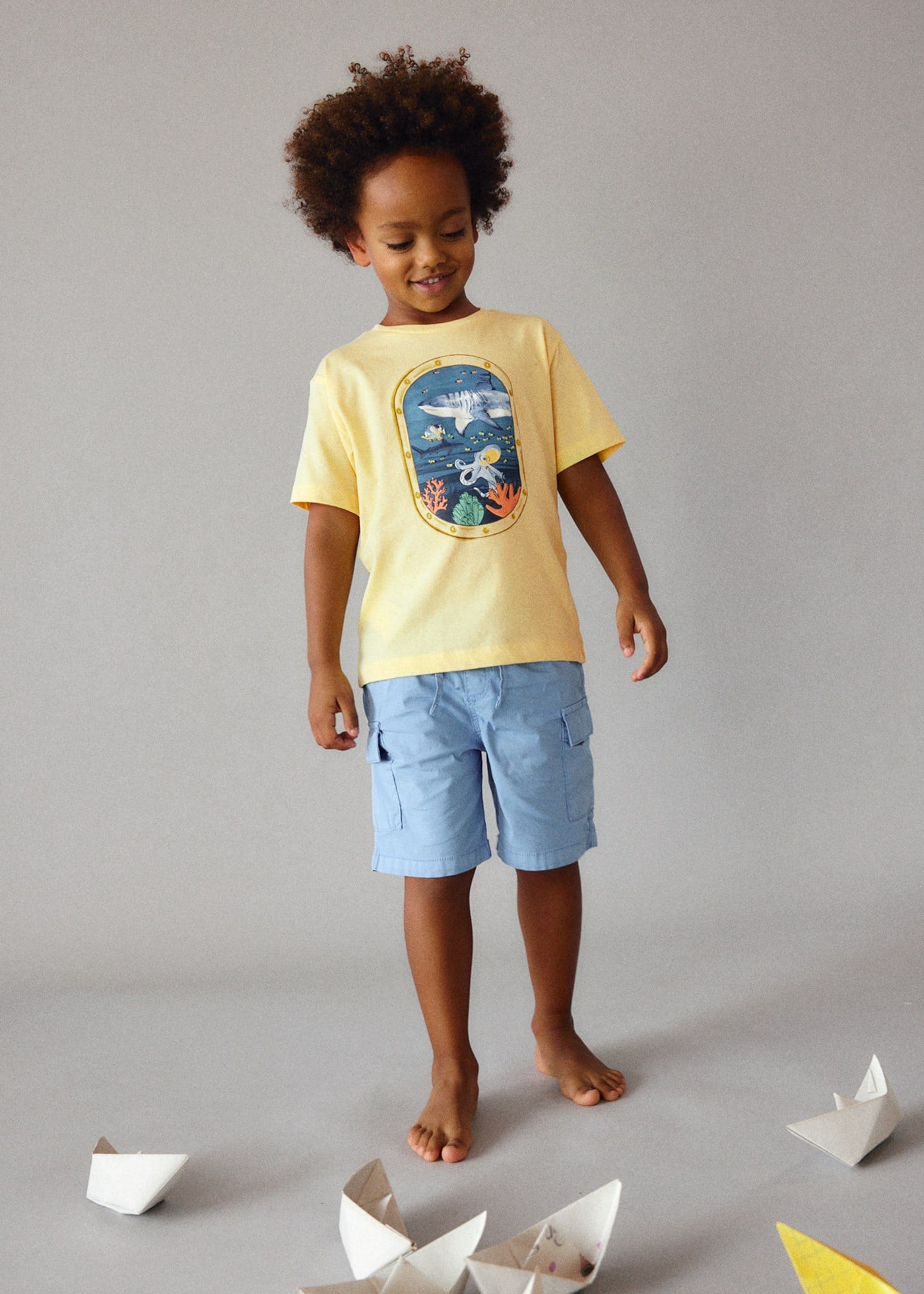 Mayoral Boys' T-shirt Yellow