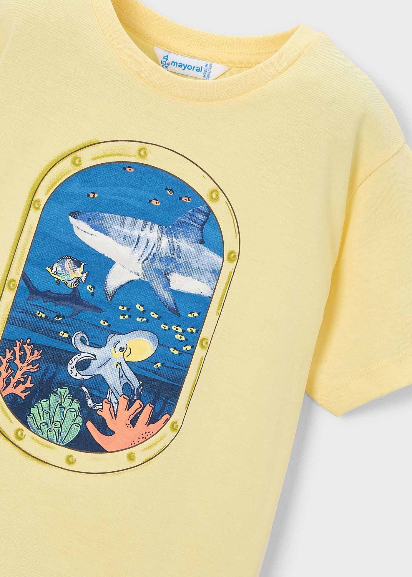 Mayoral Boys' T-shirt Yellow