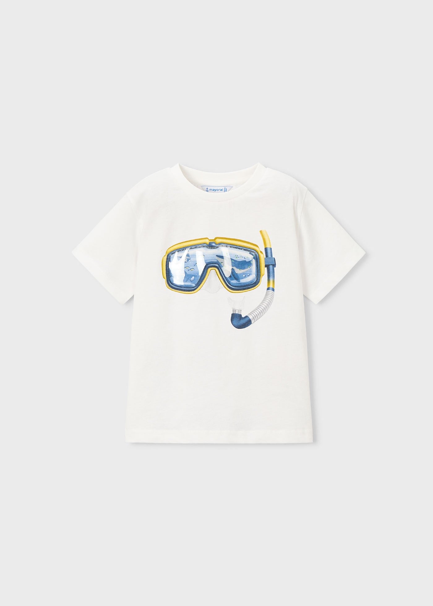 Mayoral Boys' Diving Themed T-shirt White