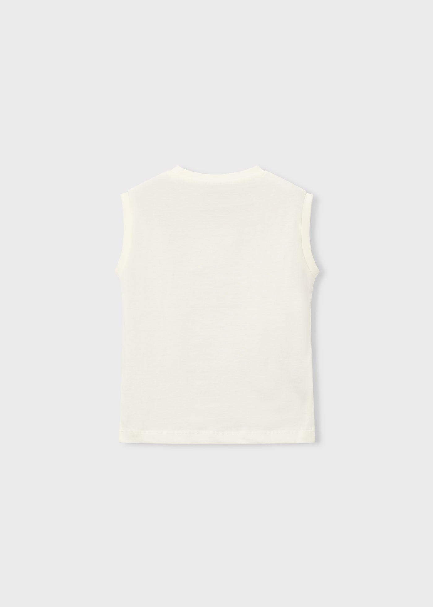 Mayoral Erkek Çocuk Askılı Tshirt Krem