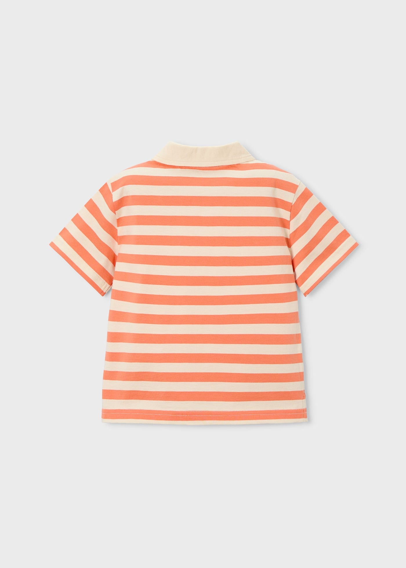 Mayoral Boys' Collared T-Shirt Orange