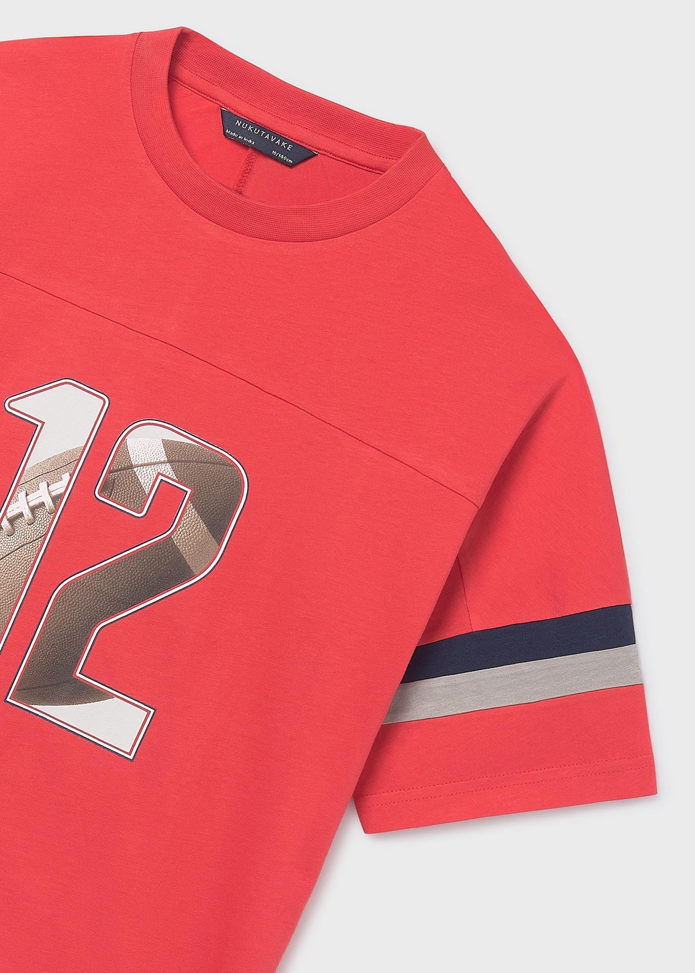 Mayoral Boys' Numbered T-shirt Red