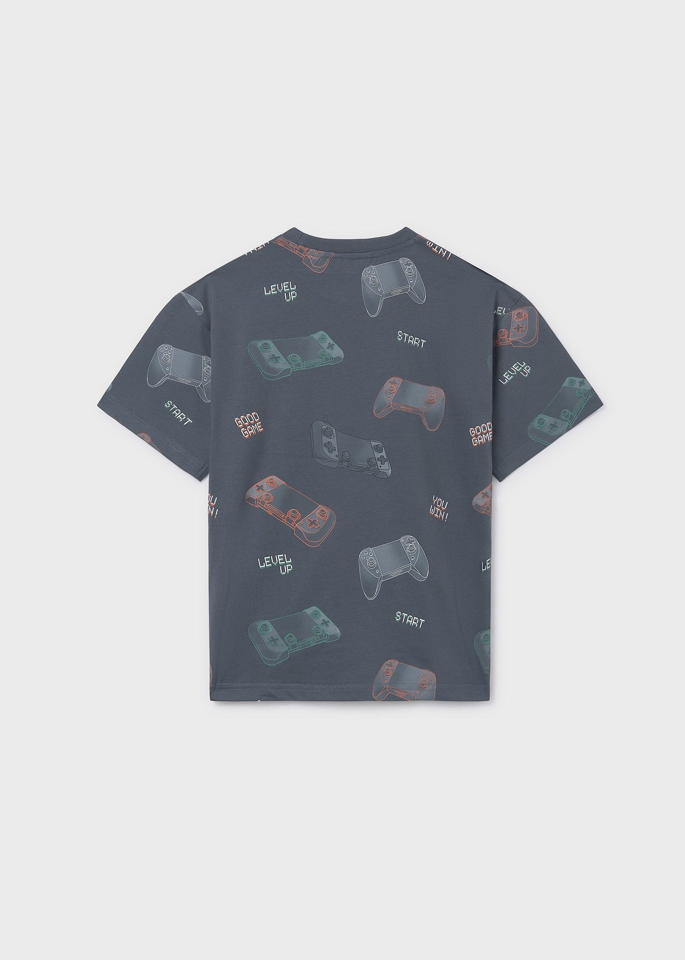 Mayoral Boys' Printed T-shirt Grey