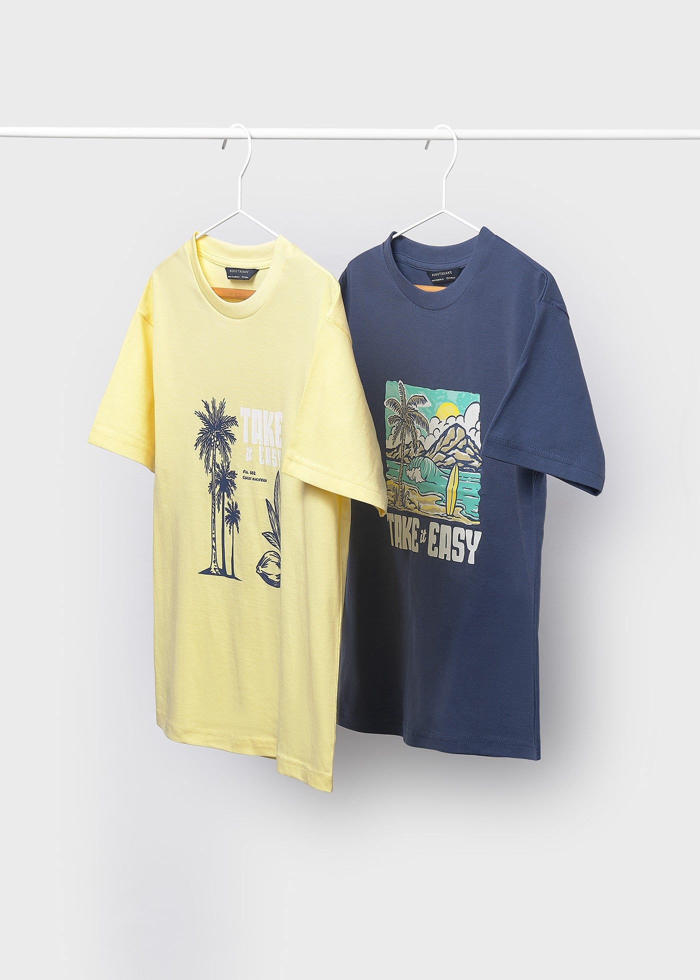 Mayoral Boys' Two-Piece T-Shirt Set Navy Blue