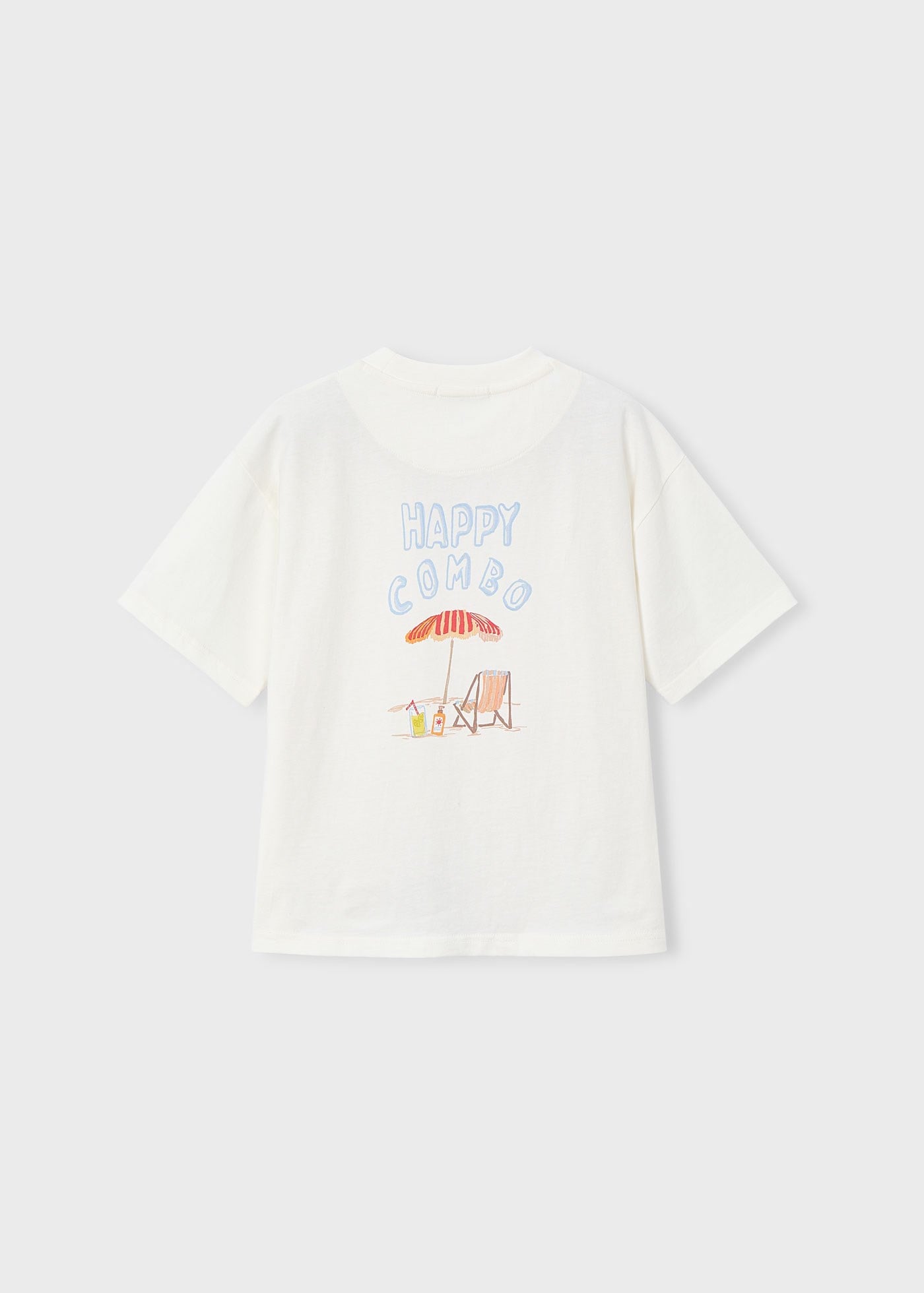 Mayoral Boston Erkek Çocuk Oversize Tshirt Krem
