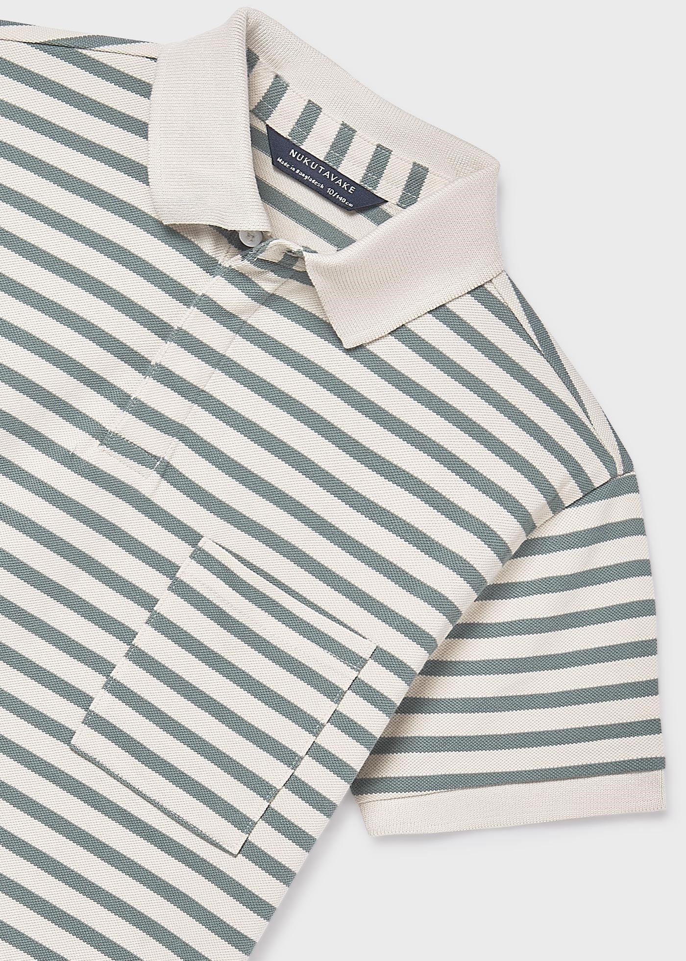 Mayoral Boys' Collar T-Shirt Green