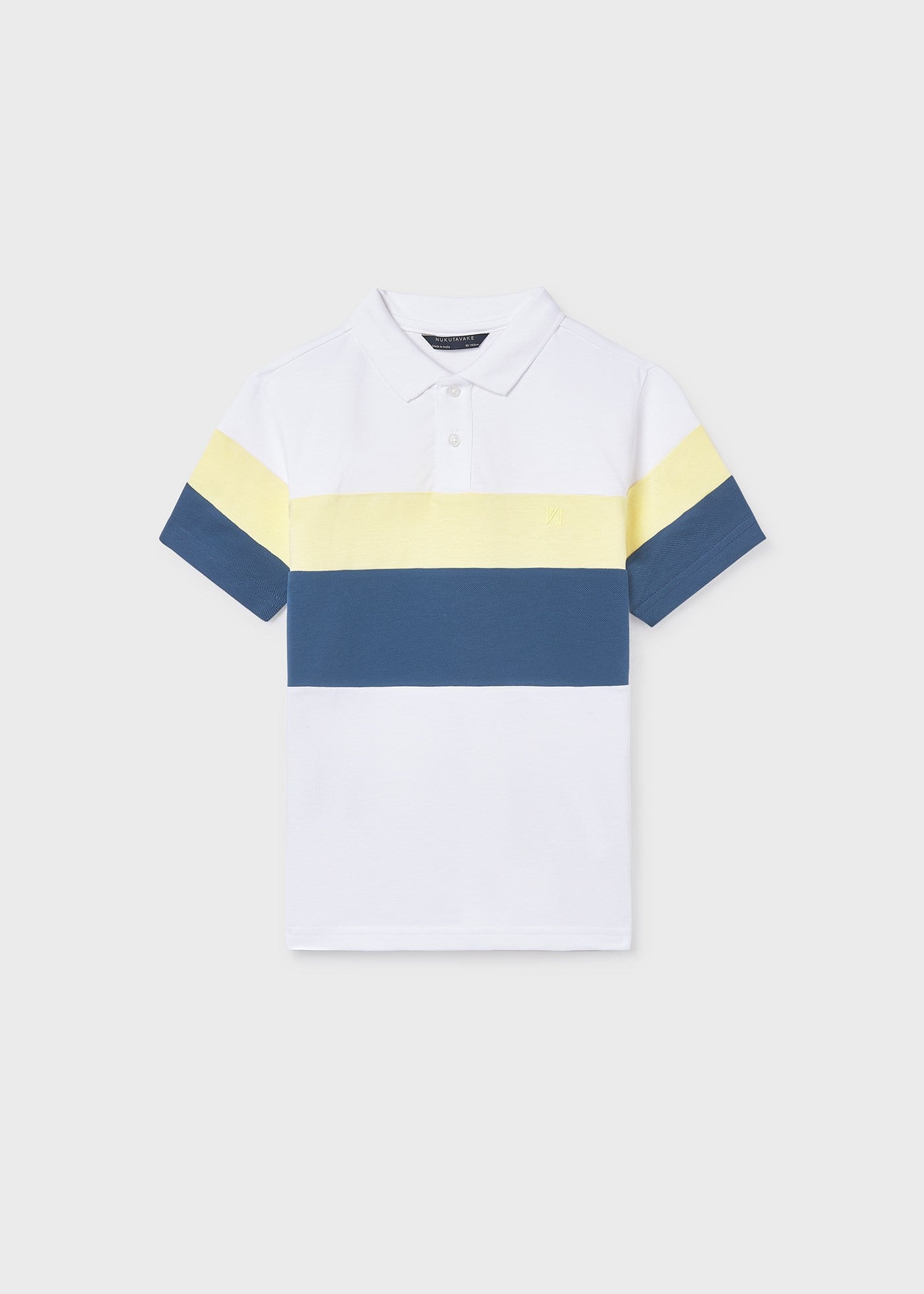 Mayoral Boys' Collared T-shirt White
