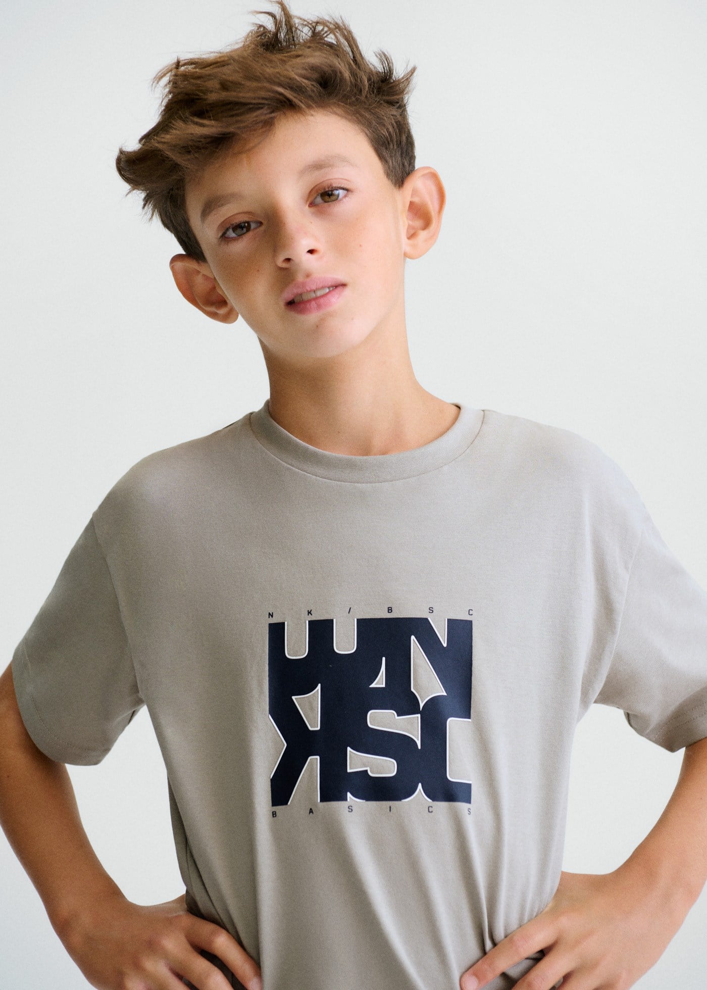 Mayoral Boys' T-shirt Grey
