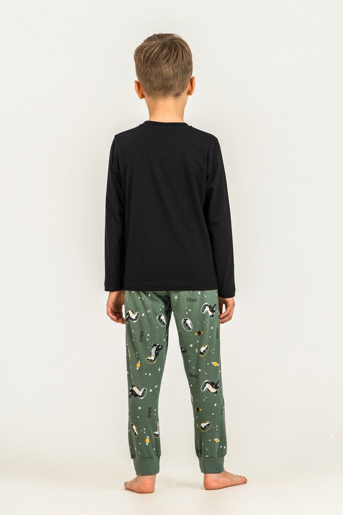 3-9 Yaş Erkek Çocuk Space Expo Crocodil Süprem Pijama Takım
