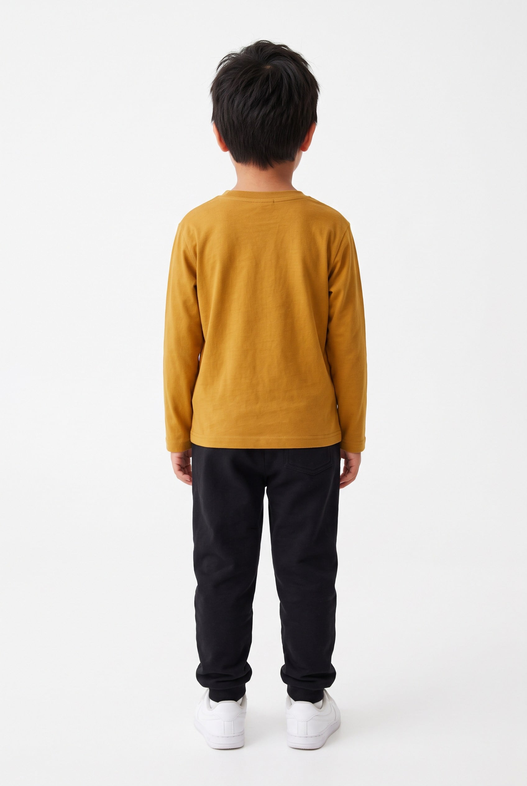 4-9 Yaş Erkek Çocuk Relax Coala Penye Sweatshirt Kahverengi