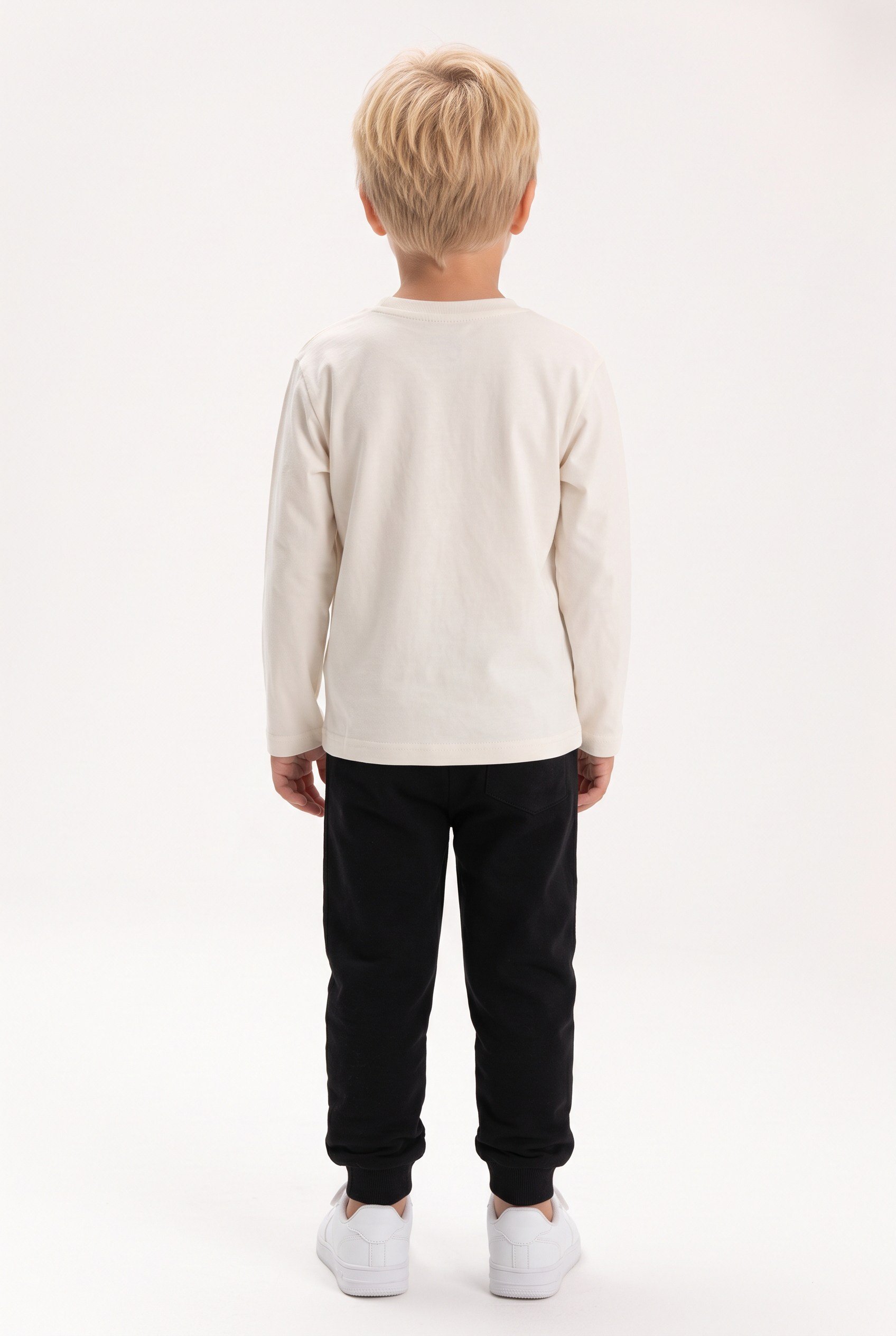 1-7 Yaş Erkek Çocuk Mood Of Day Penye Sweatshirt Bej