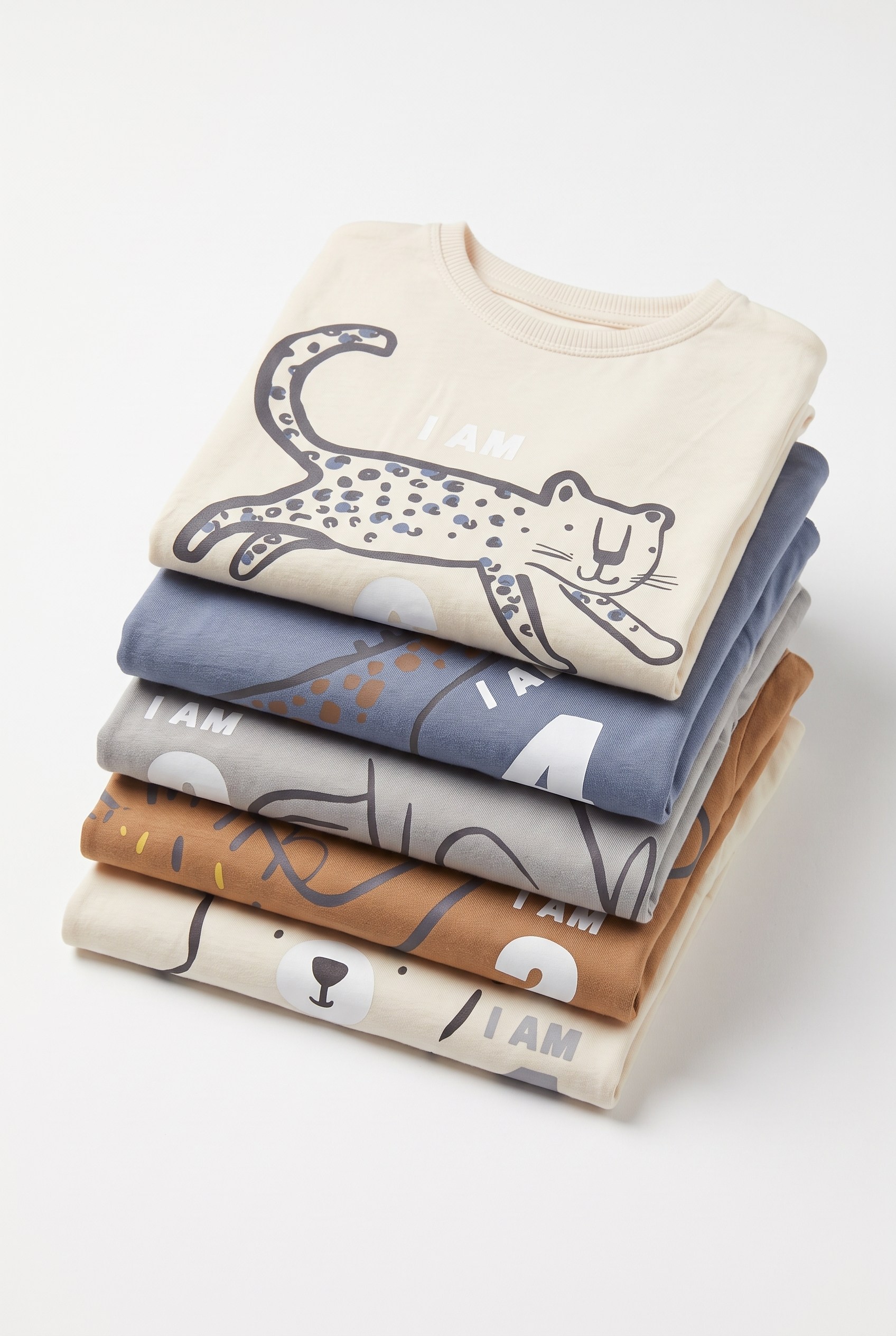 1-6 Yaş Erkek Bebek My Age Rakamlı Tshirt