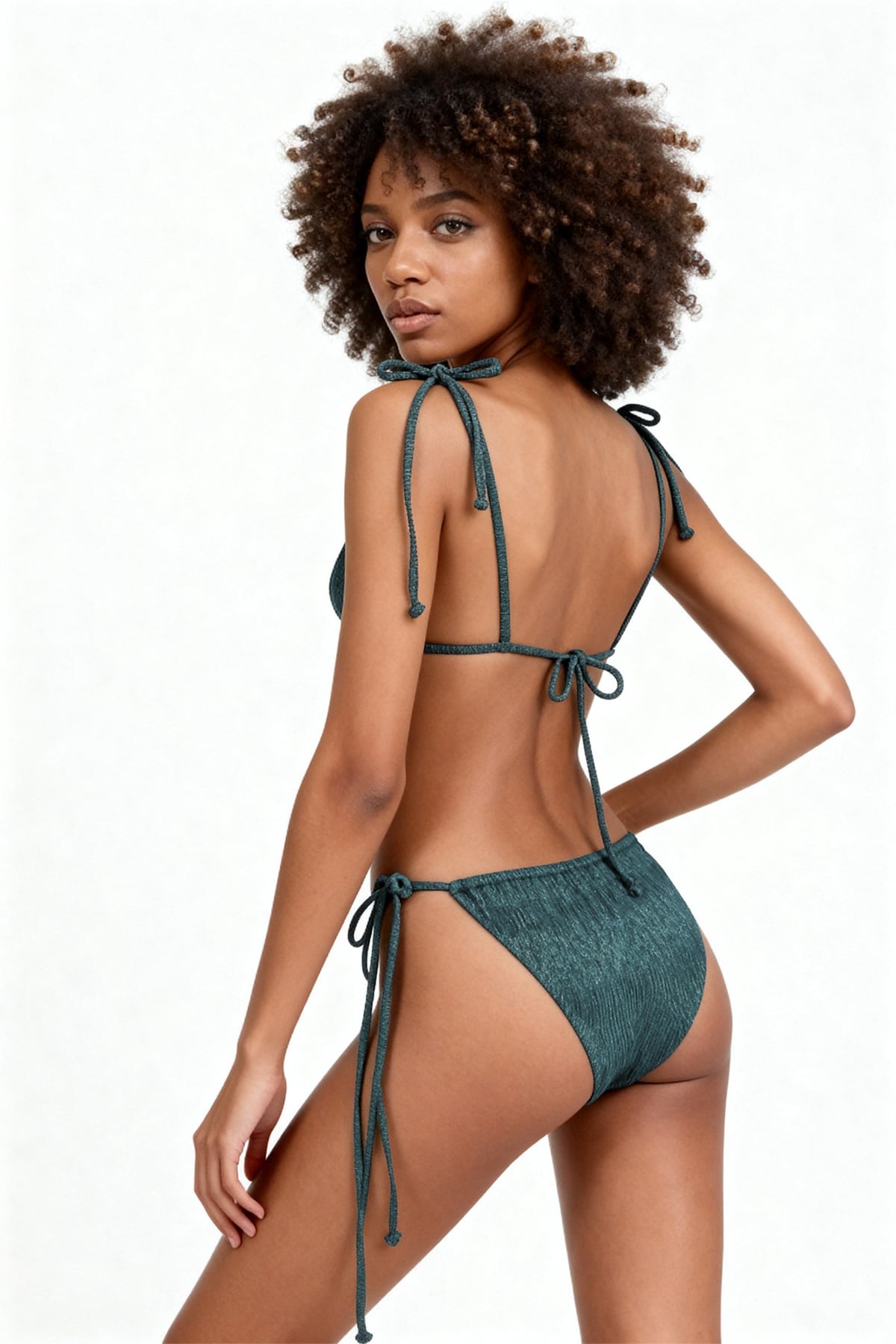 İndigo Tulum Üçgen Bikini Takım