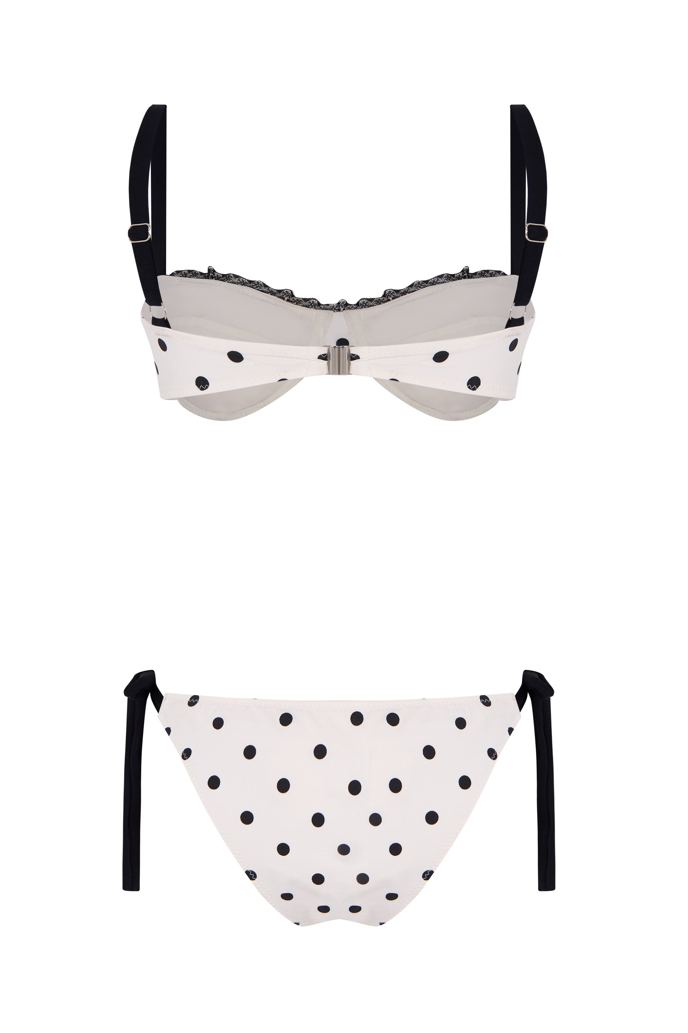 Puantiyeli Balenli Bikini Takım