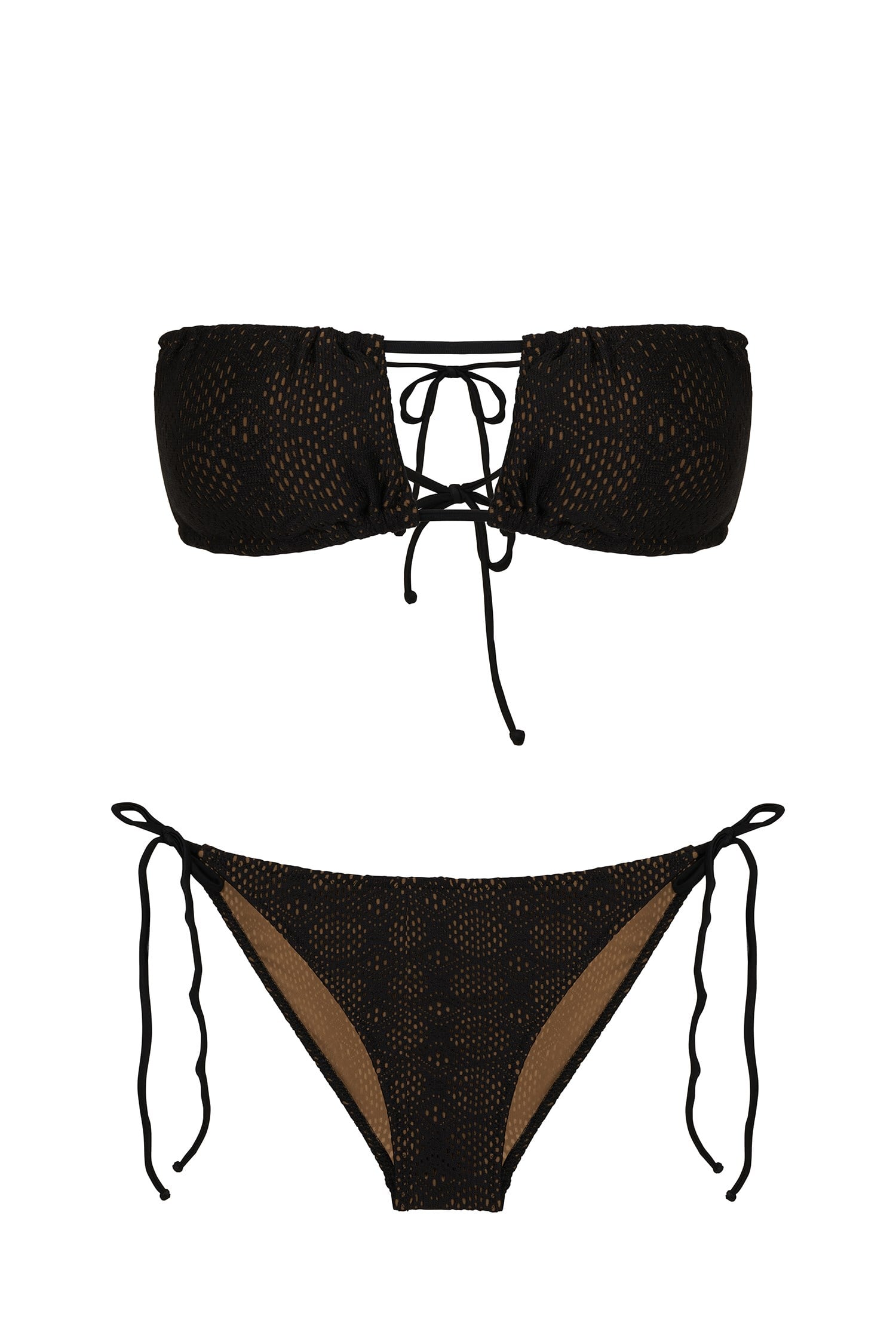 Straplez Halter Bikini Takım