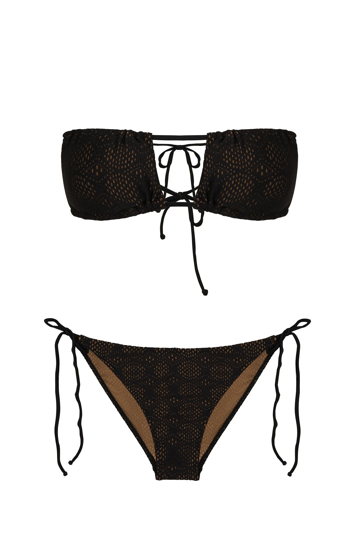 Straplez Halter Bikini Takım