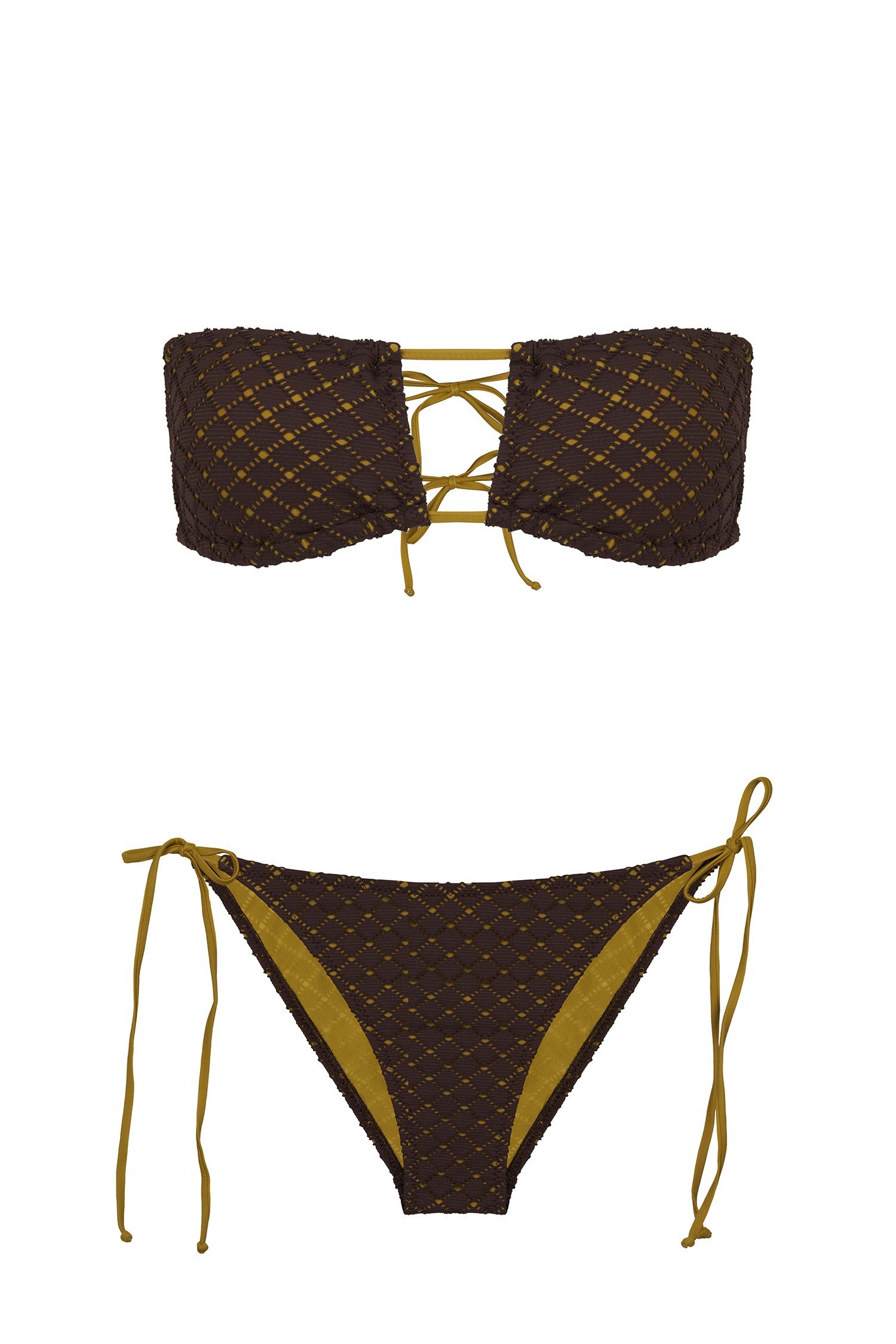 Straplez Halter Bikini Takım