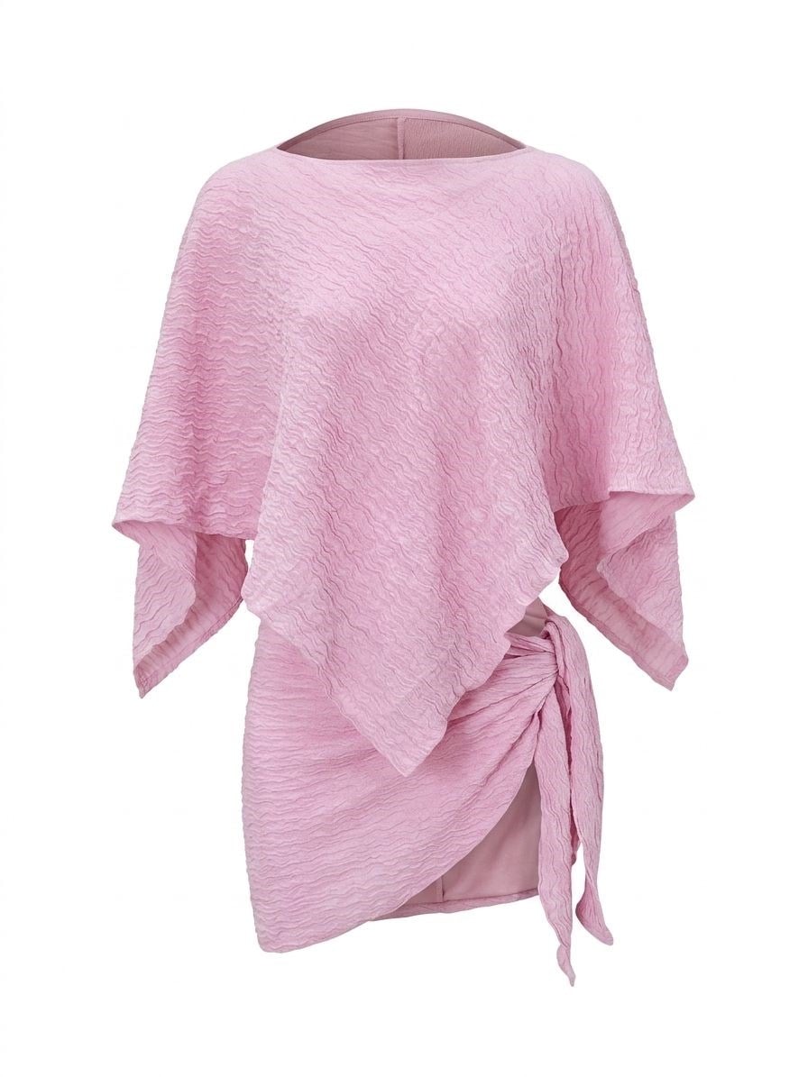 Dokulu Pembe Panço Pareo Takım