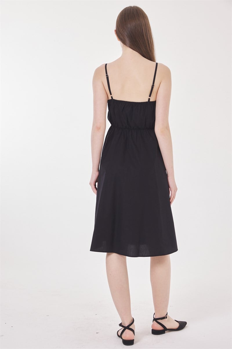 Askılı Elbise - Haki