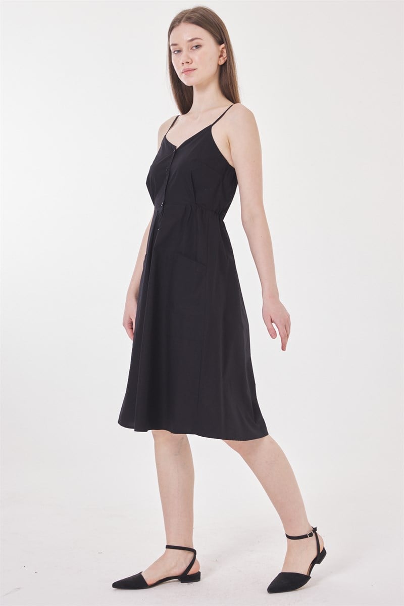 Askılı Elbise - Haki