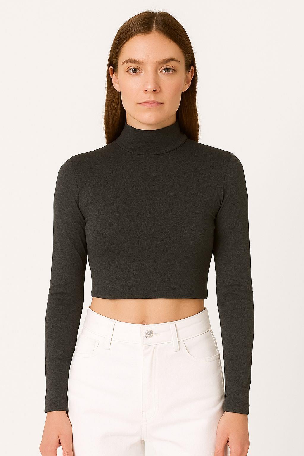 Crop Body-Antrasit
