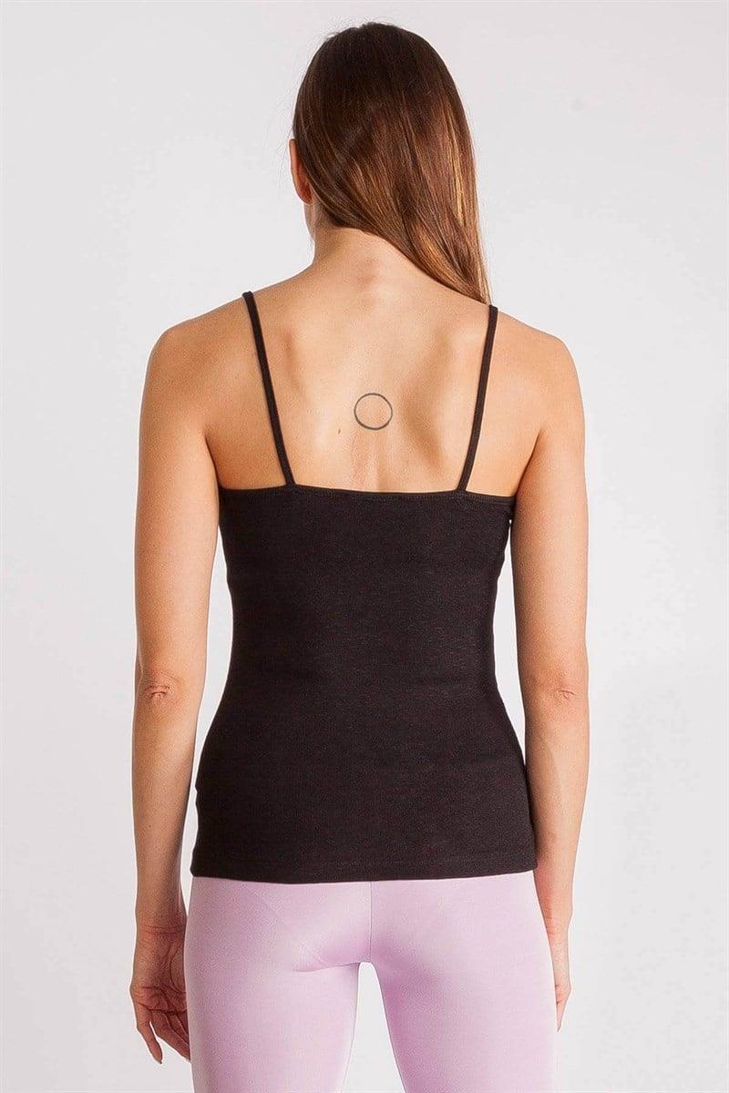 İnce Askılı Atlet-Siyah